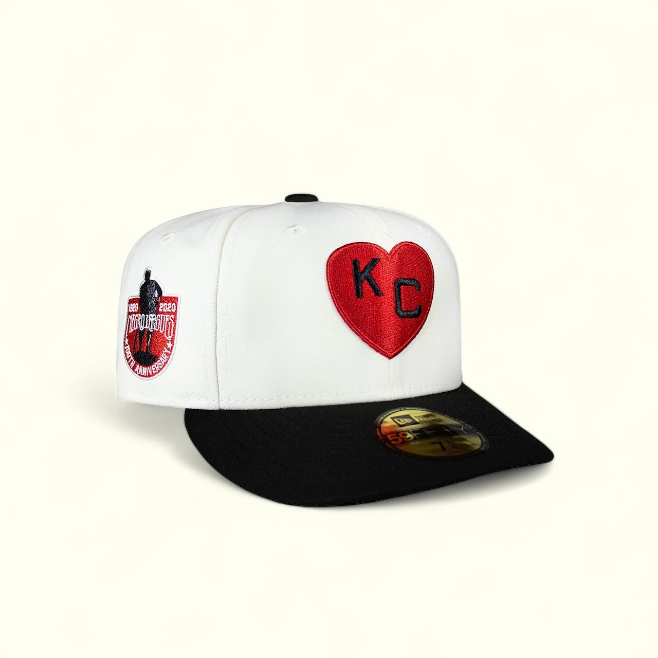 Kansas City Monarchs Chrome Creme White and Black Negro Leagues