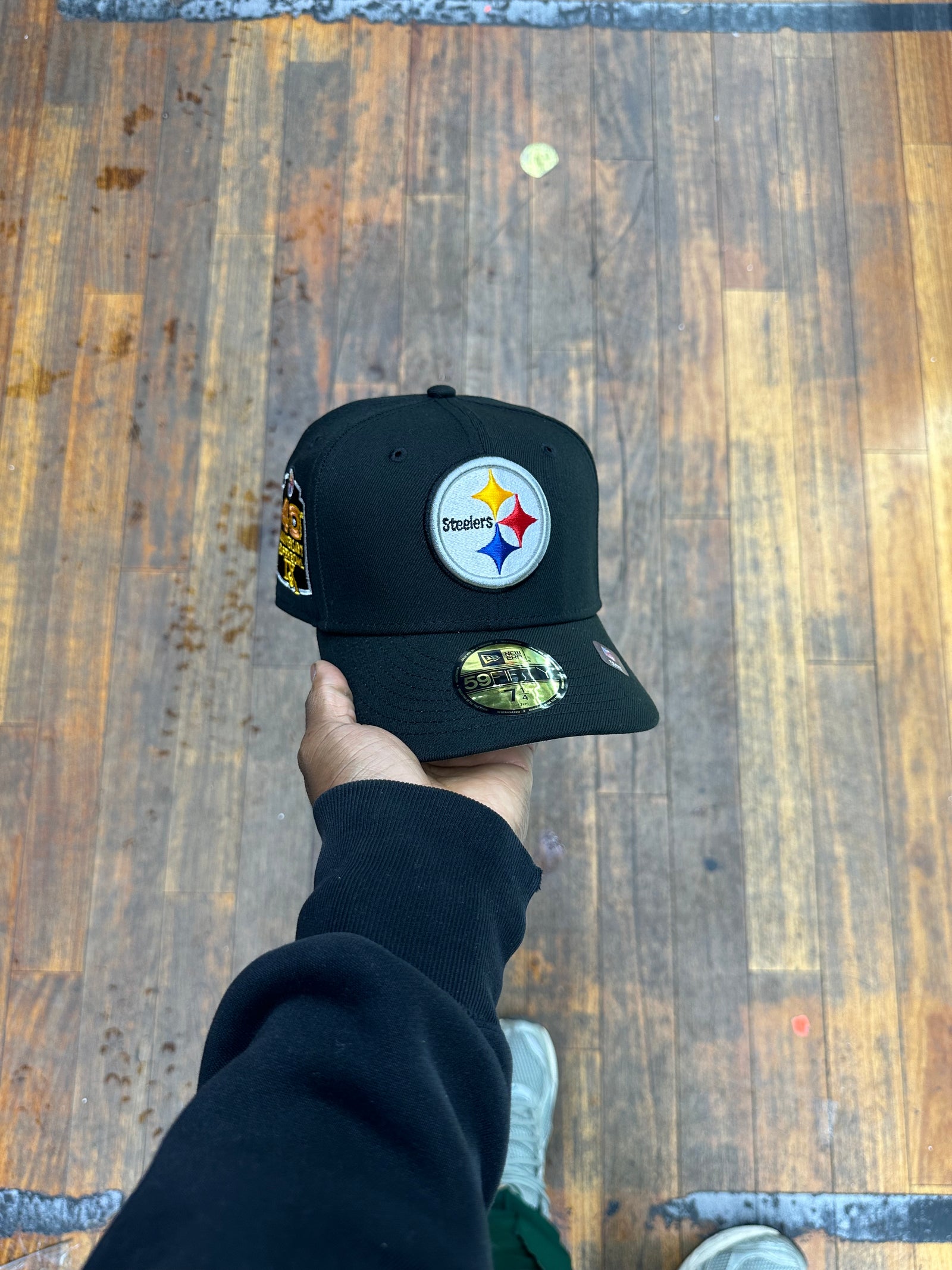 Pittsburgh Steelers キャップ ブラック Pittsburgh Steelers New Era 39THIRTY Hat - L/XL
