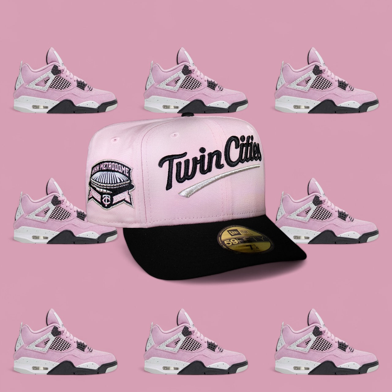 Minnesota Twins Pink and Black MetroDome – CAP USA NYC