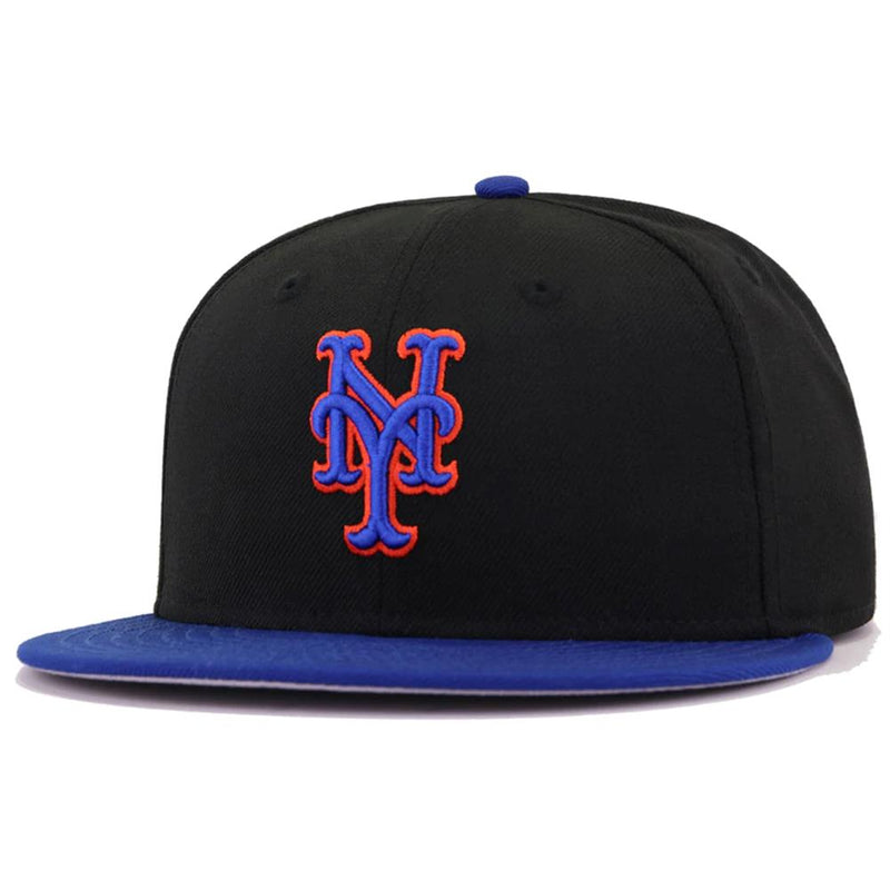 New York Mets Black & Royal w/ No Patch