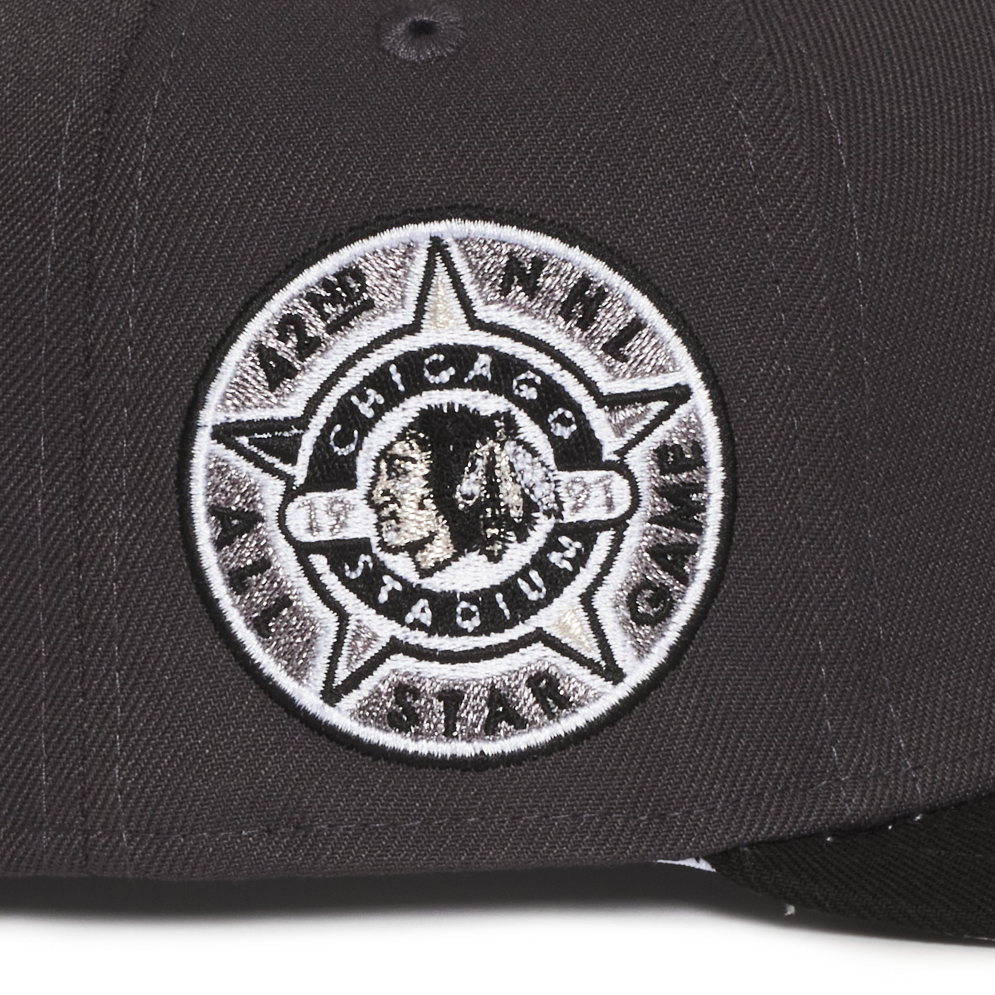 Chicago Black Hawks Charcoal Grey and Black 42nd All Star Game