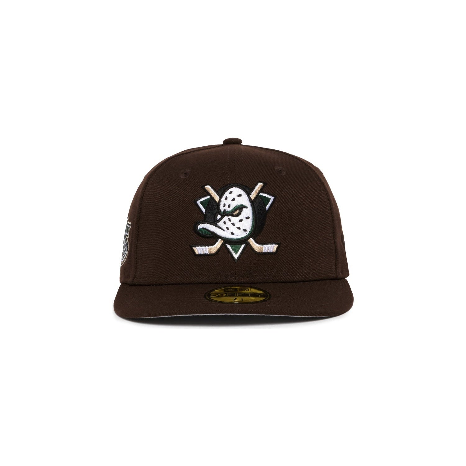 Anaheim Ducks Brown Green Logo 25 Year Anniversary