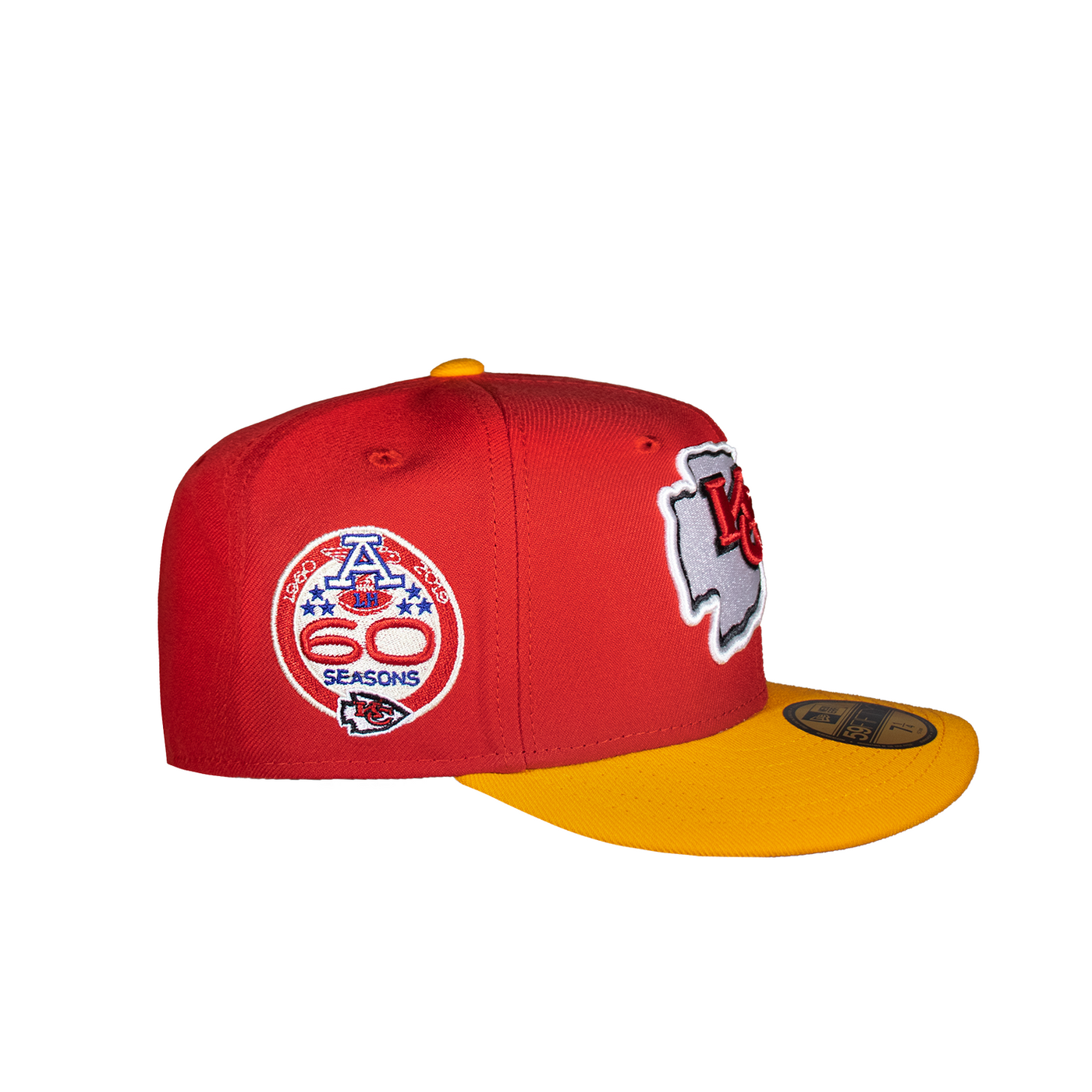 New Era NFL Kansas City Chiefs 9FIFTY A Frame Flood Snapback Hat