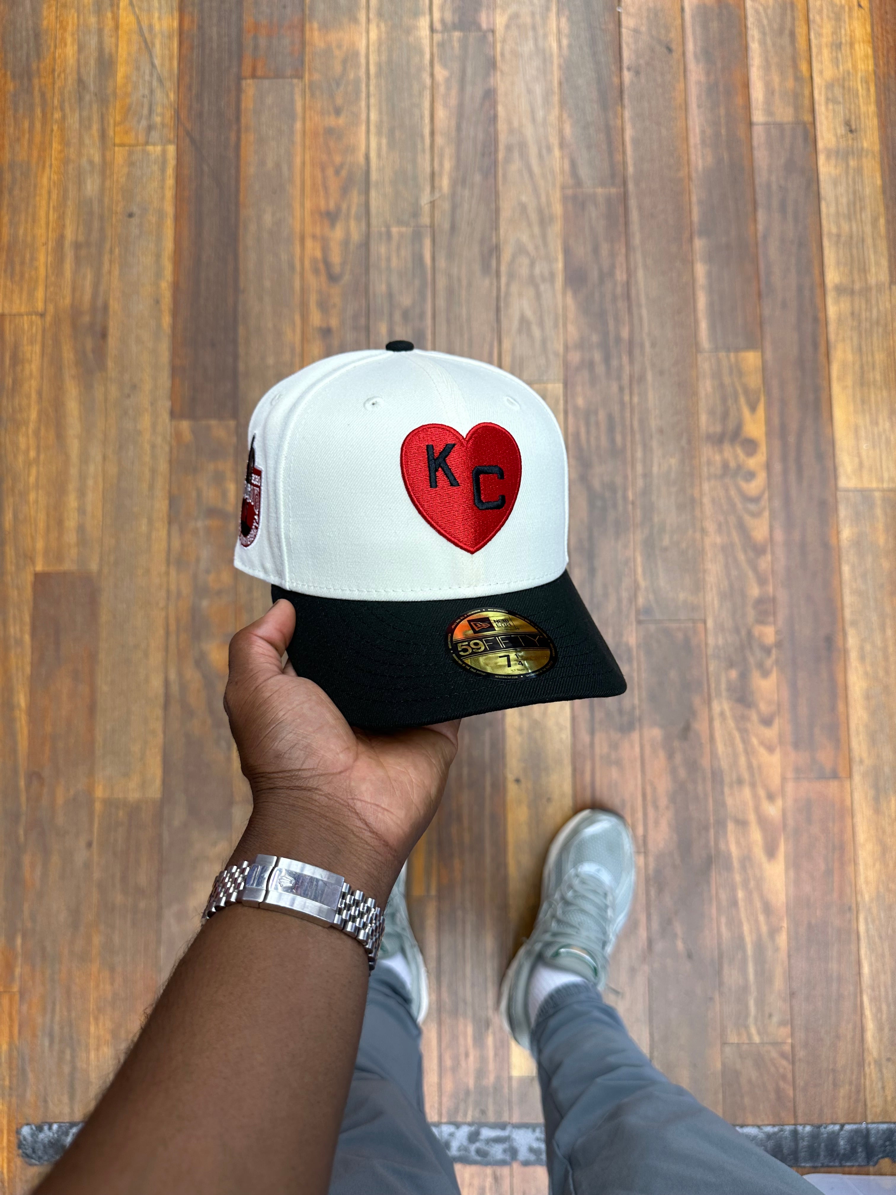 Kansas City Monarchs Chrome Creme White and Black Negro Leagues