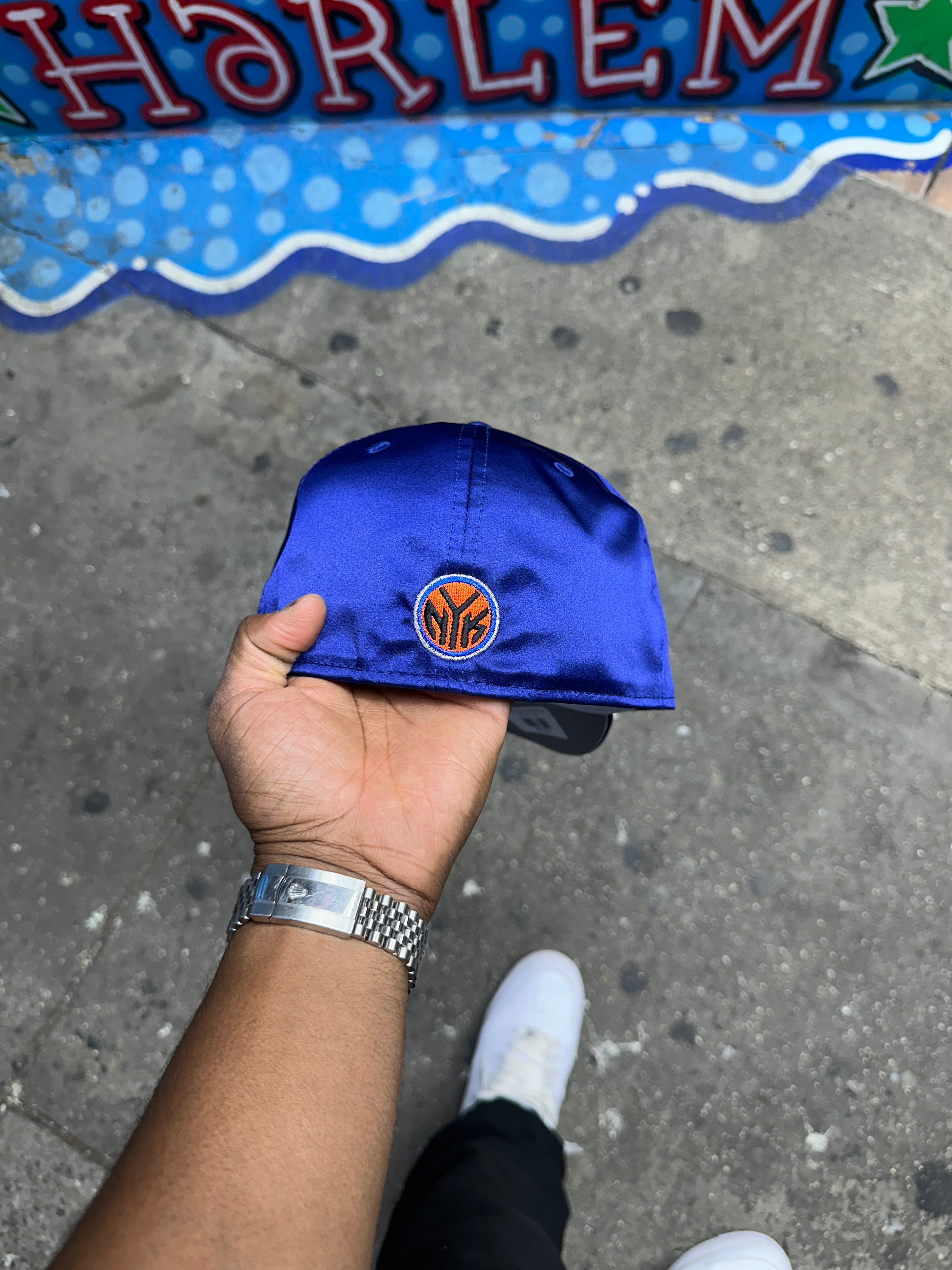 New York Knicks All Satin Royal Blue