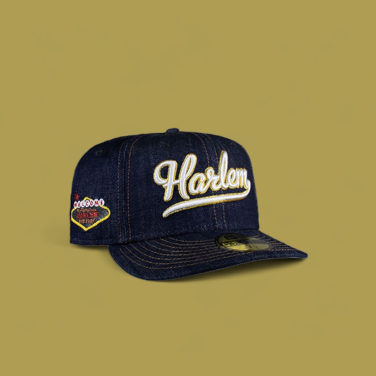 Harlem Navy Denim 5950 Fitted