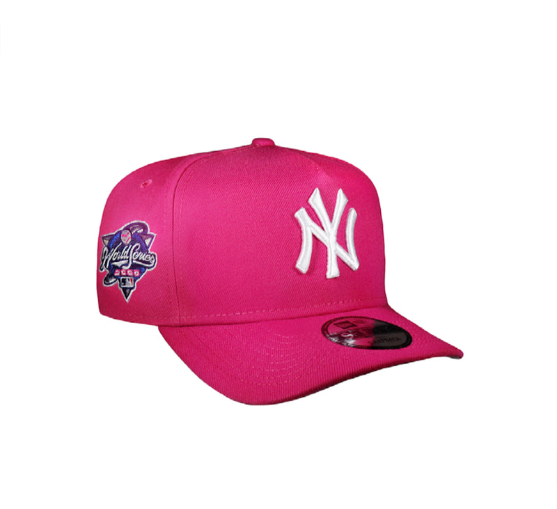 New York Yankees Beetroot Pink 950 AFrame 00 WS Snap Back – CAP