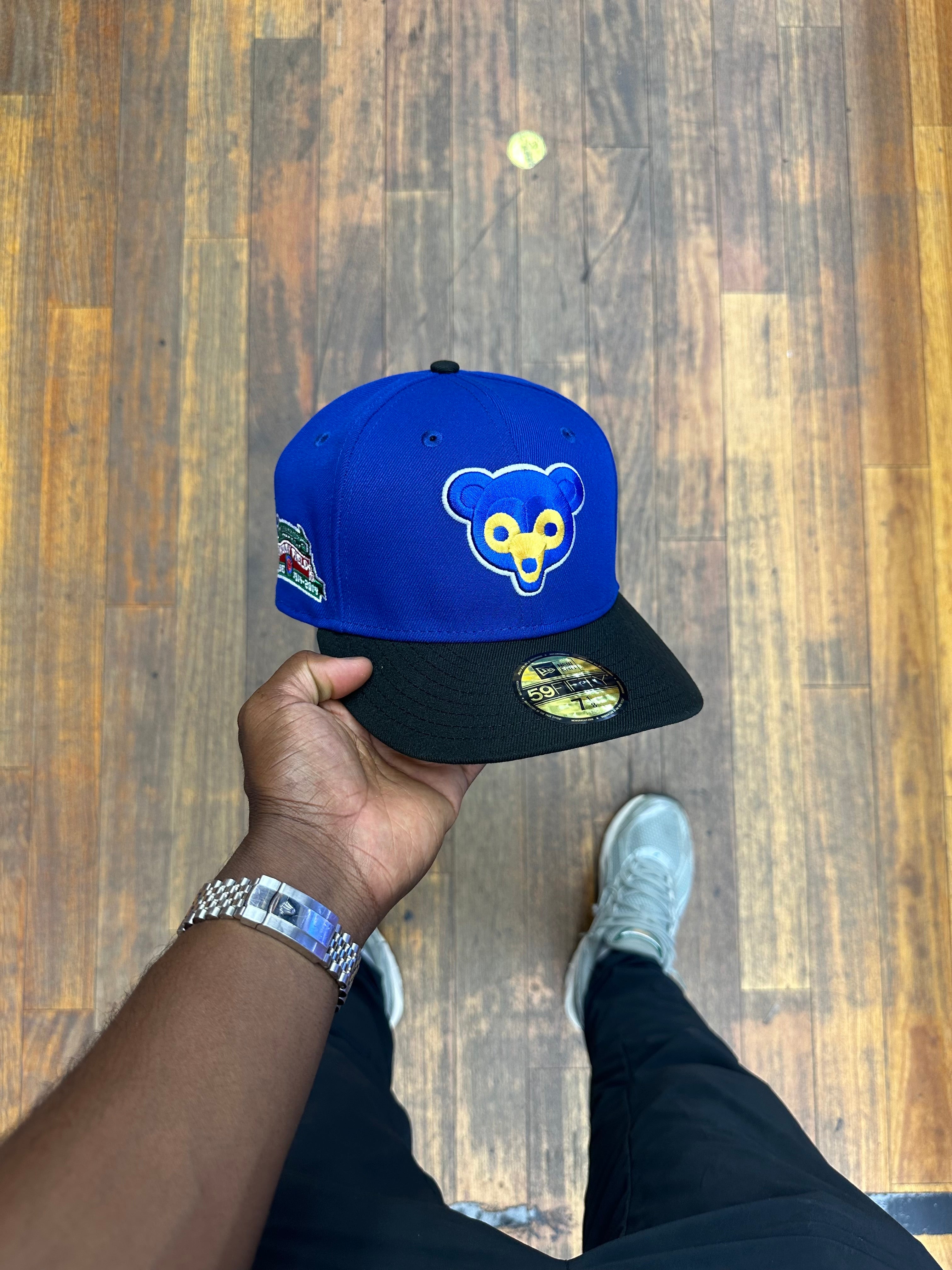 Chicago Cubs Royal Blue and Black Cooperstown Wrigley Field