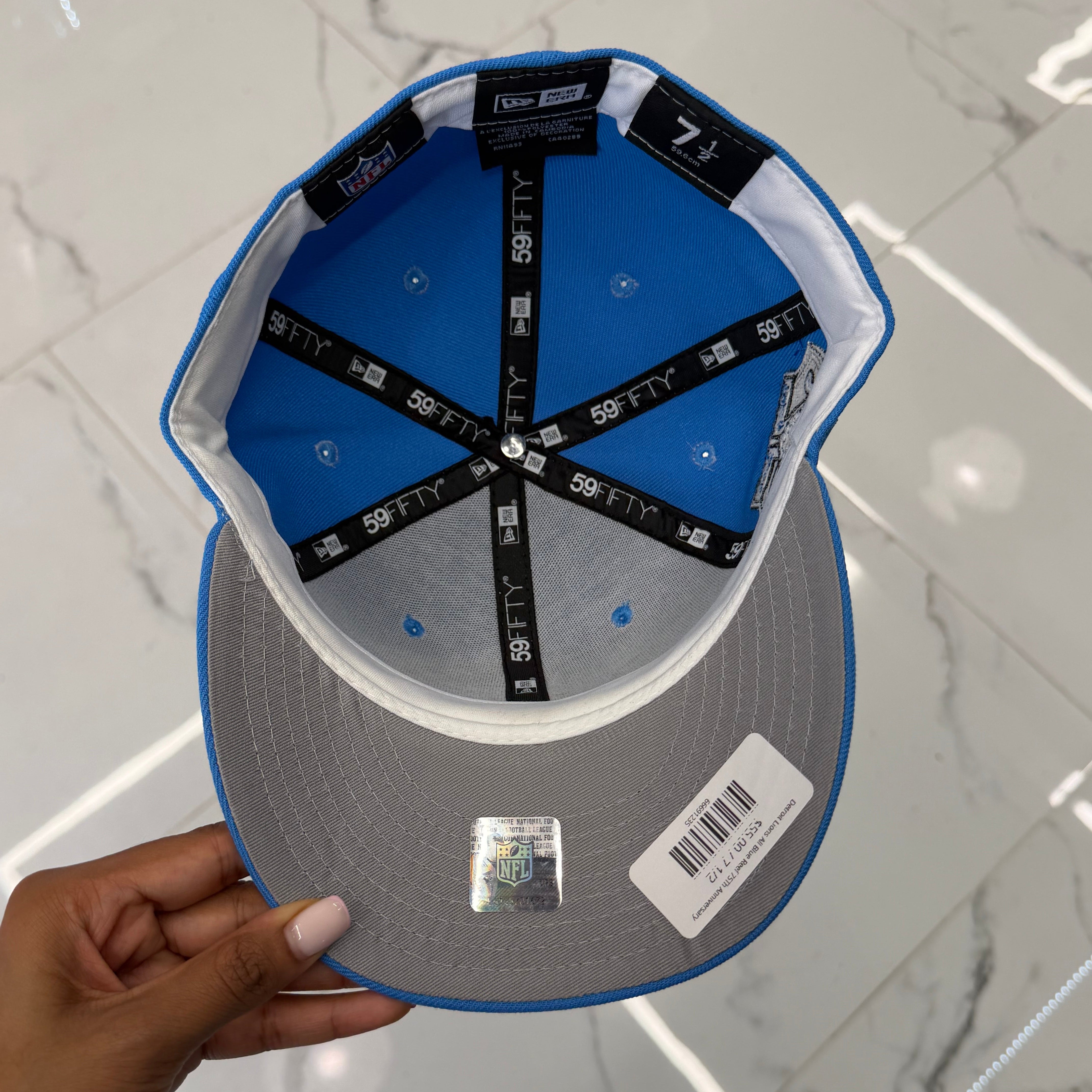 Detroit Lions All Blue Reef 75Th Anniversary