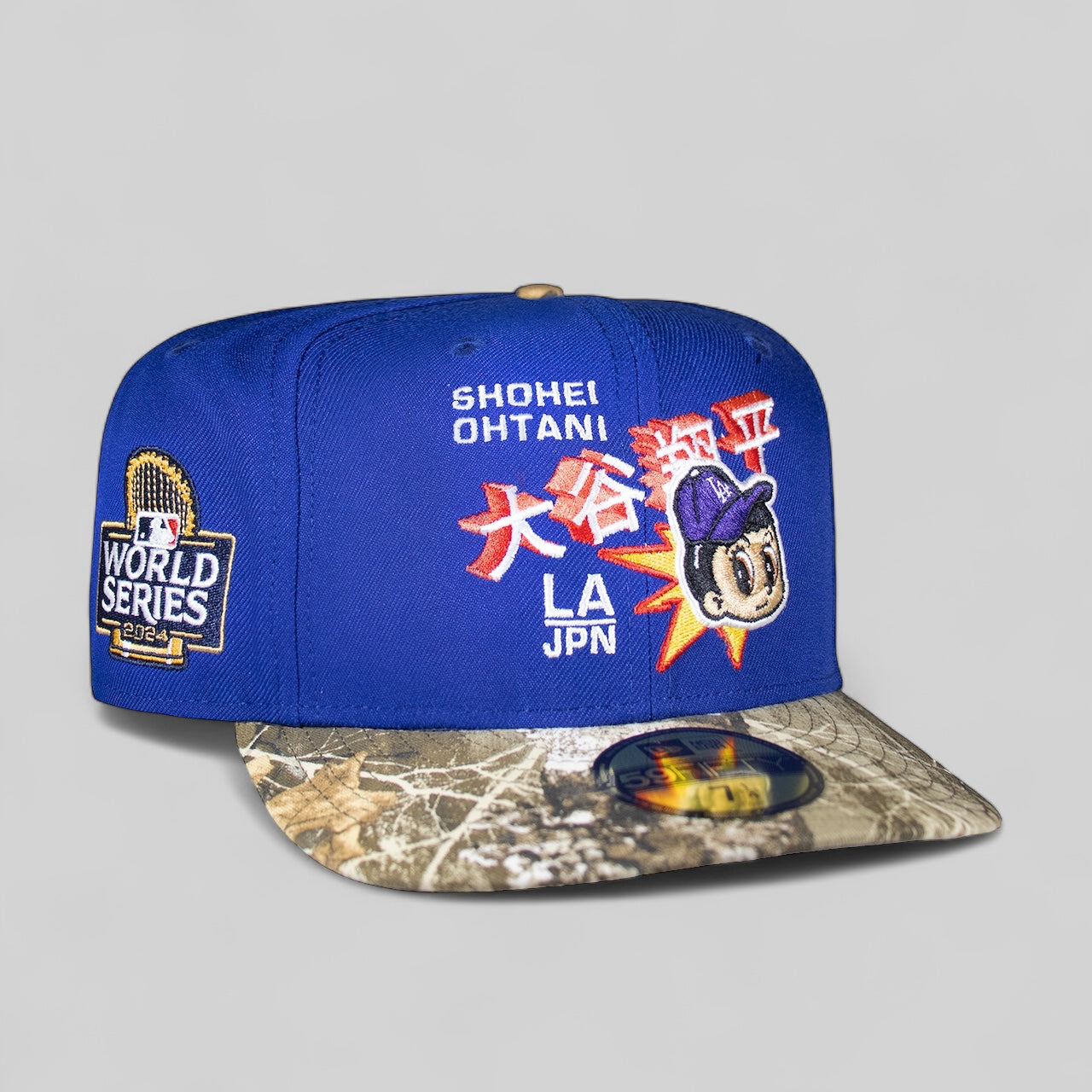Los Angeles Dodgers Royal Blue and Real Tree OHTANI 2024 World Series