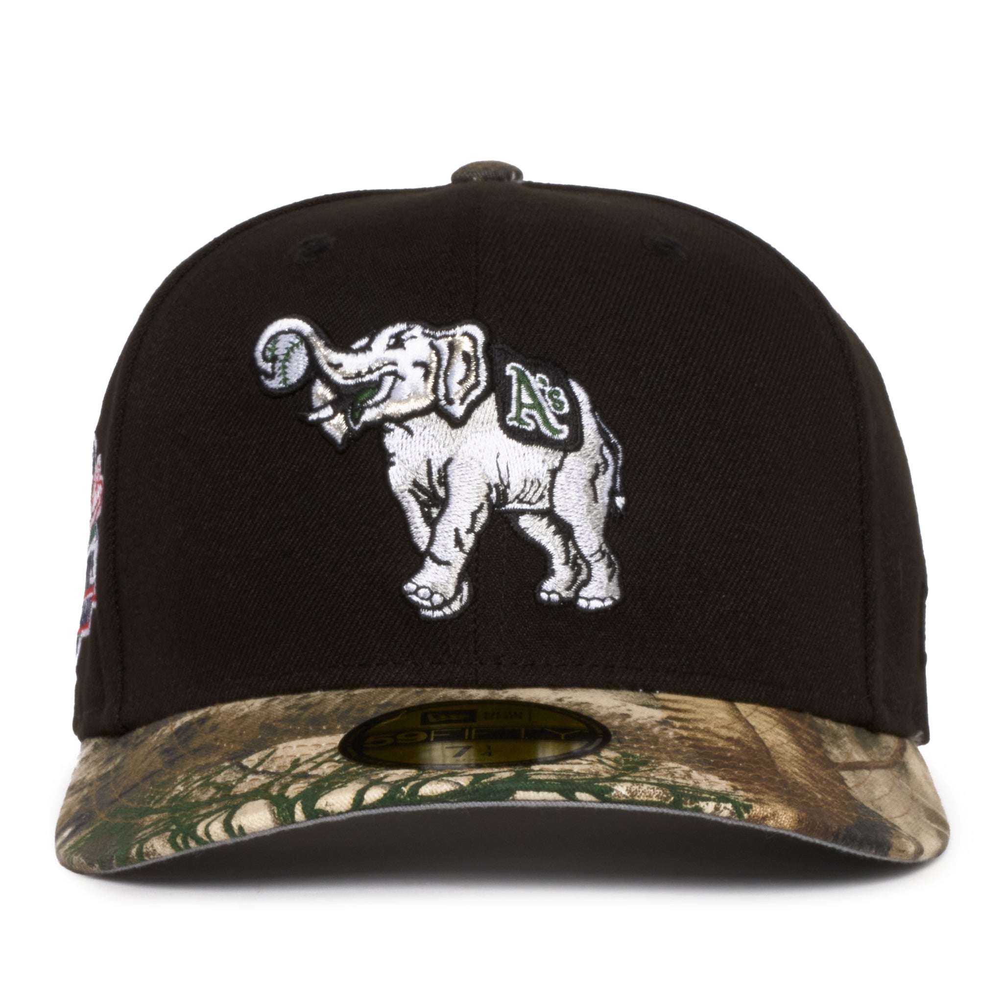 Oakland Athletics Black w/ Stomper and Real Tree 1989 Battle of The Bay
