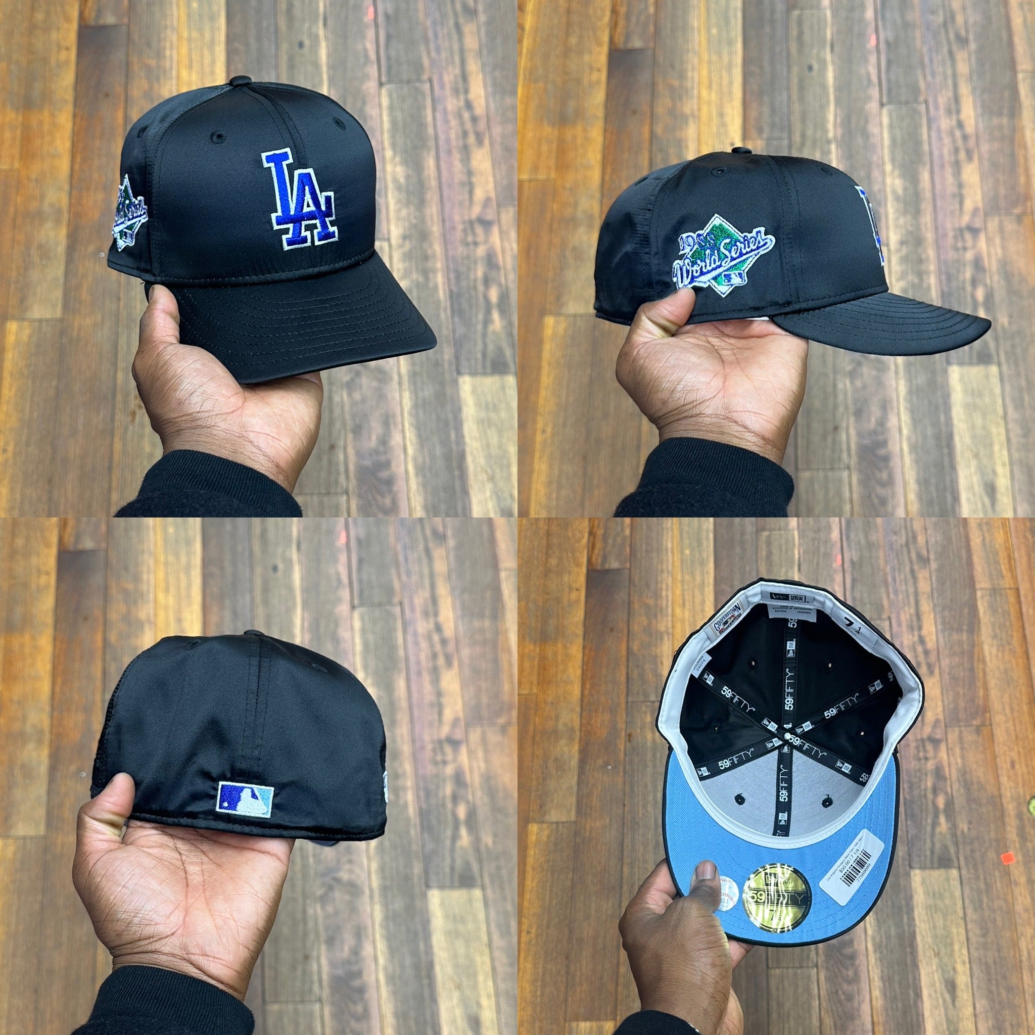 Los Angeles Dodgers Black Satin 1988 World Series