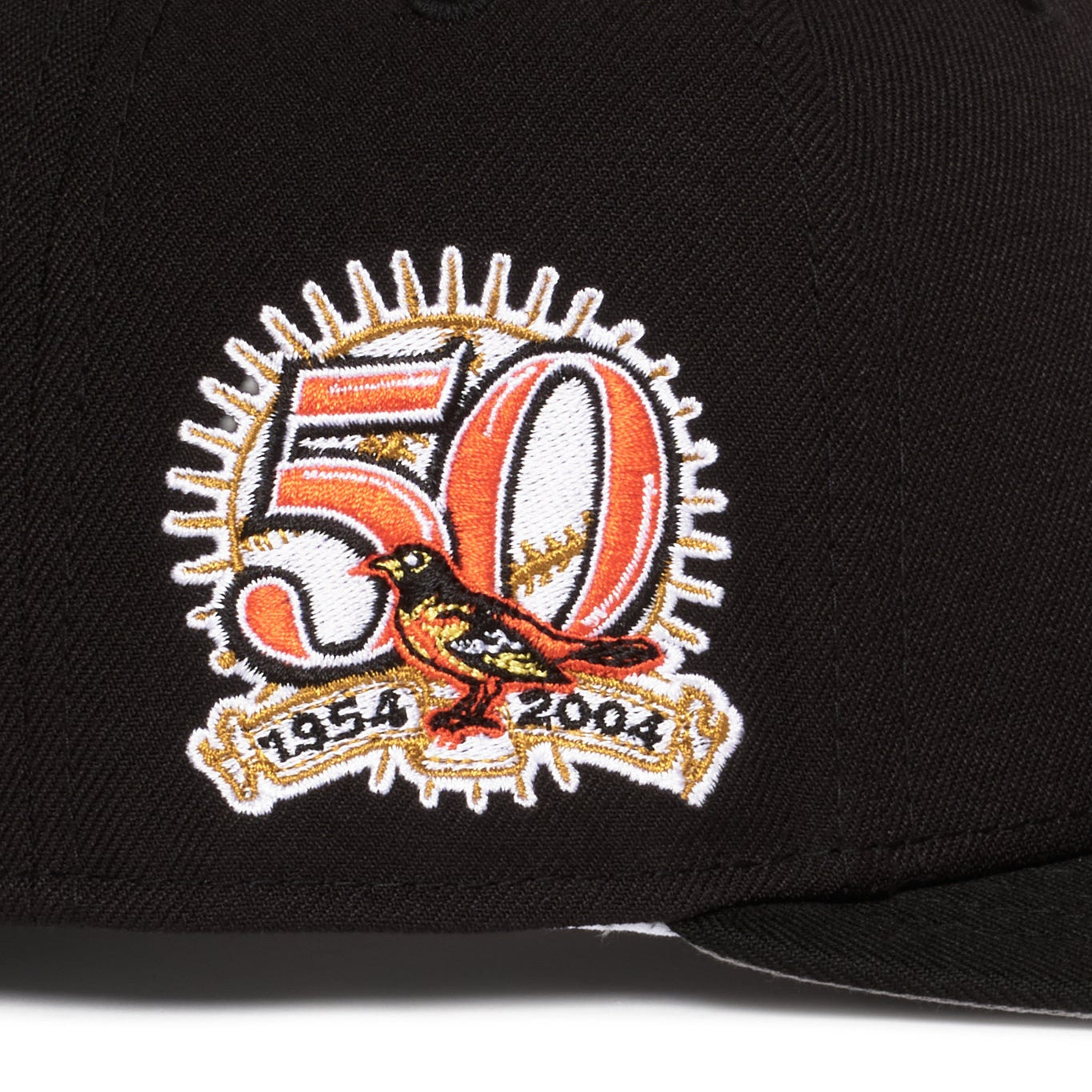 Baltimore Orioles All Black Cartoon Bird 50Th Anniversary