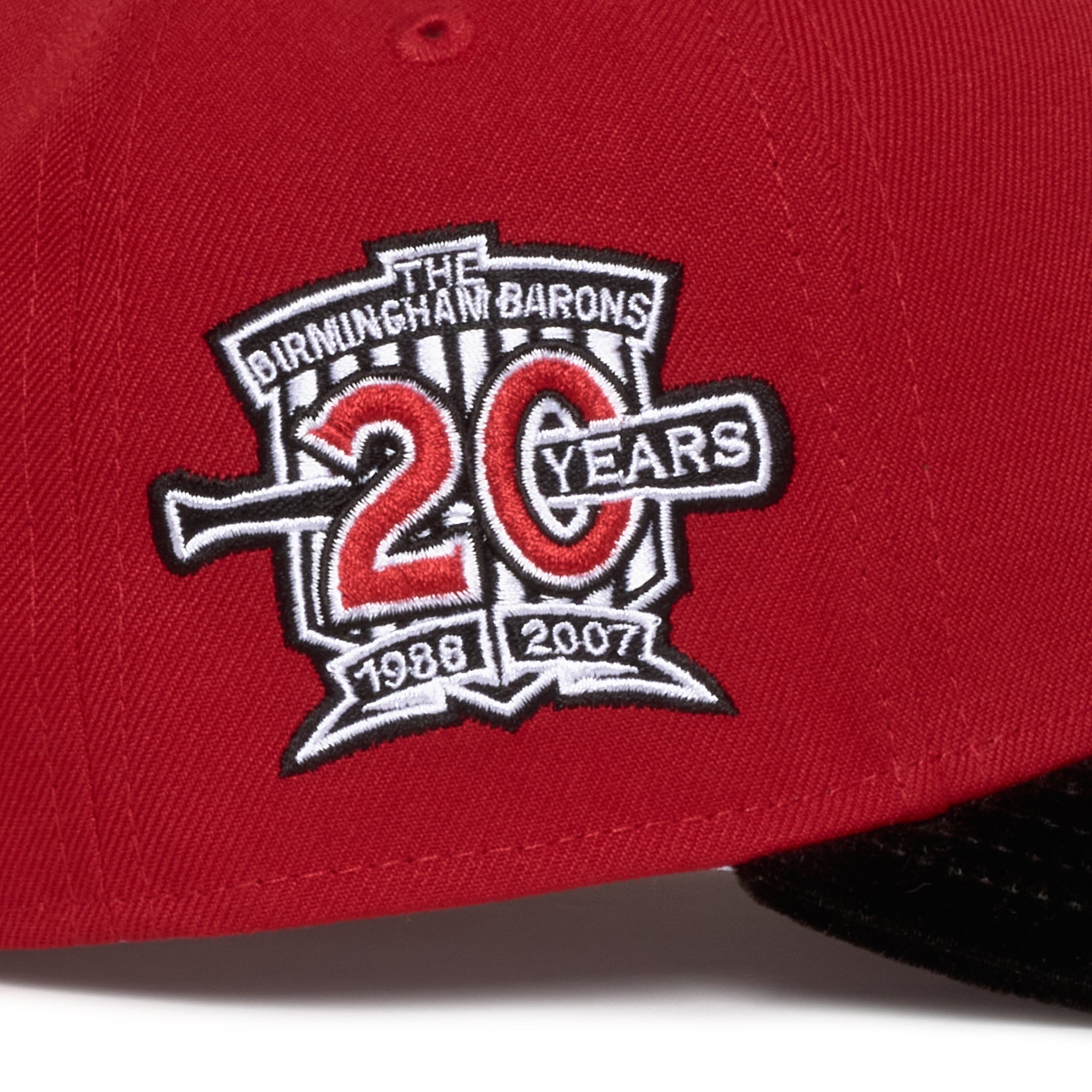 Birmingham Barons Red and Black Velvet 20 Years
