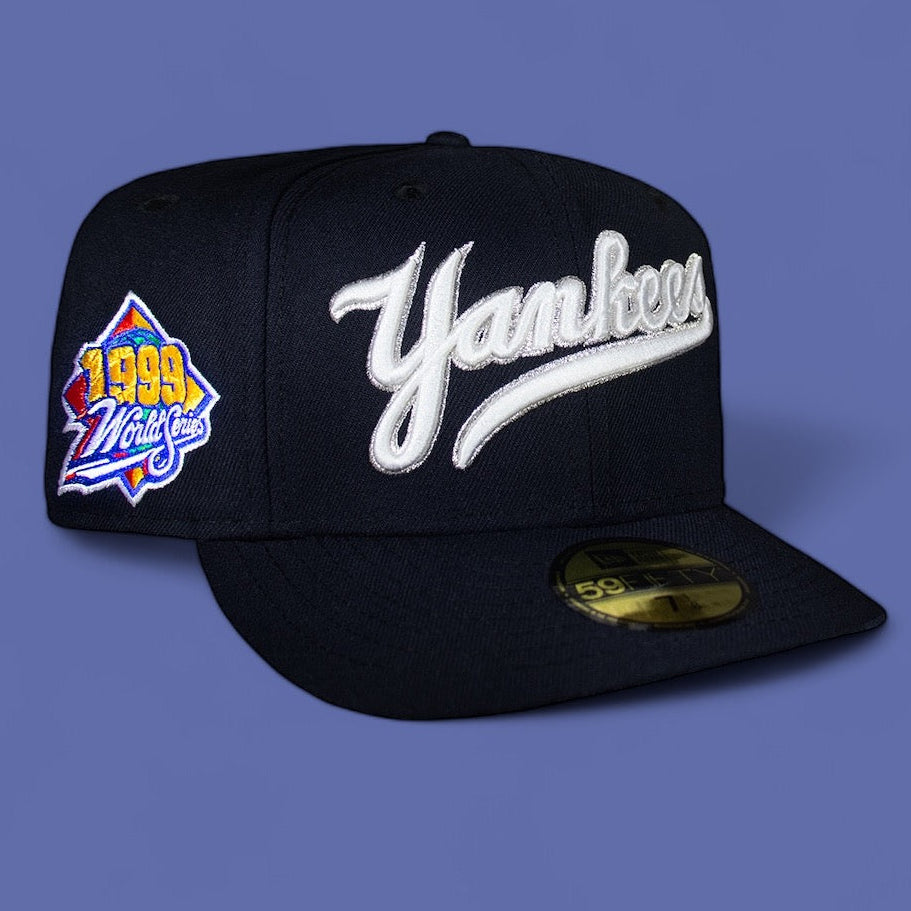 New York Yankees All Navy Script 1999 WS
