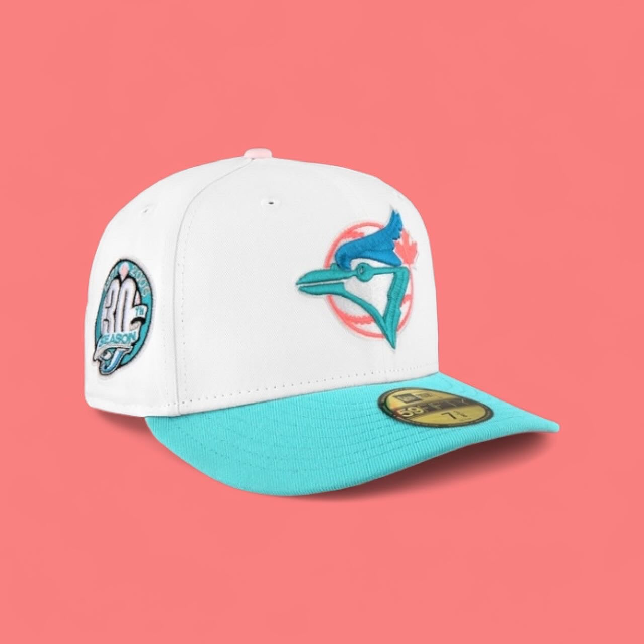 Toronto Blue Jays South Beach White Pink and Teal