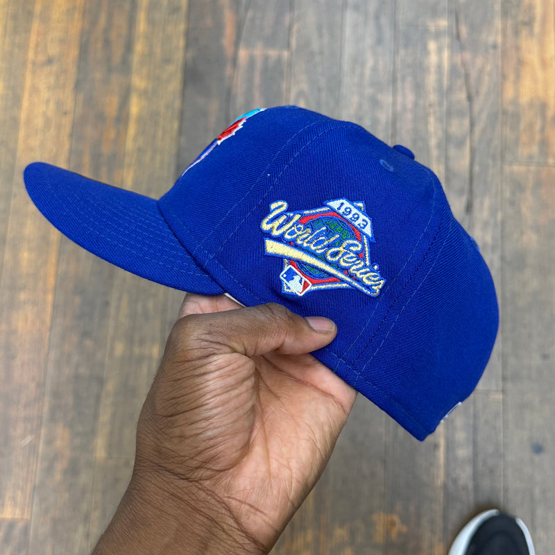 Toronto Blue Jay’s Royal Blue Fitted 1993 World Series Green UV