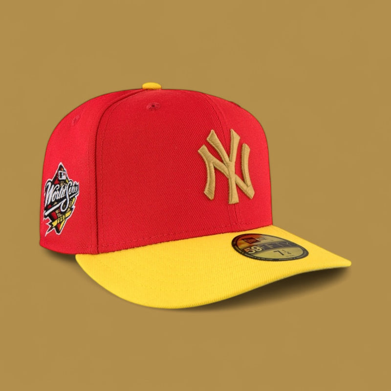 New York Yankees Red and Yellow 1998 World Series