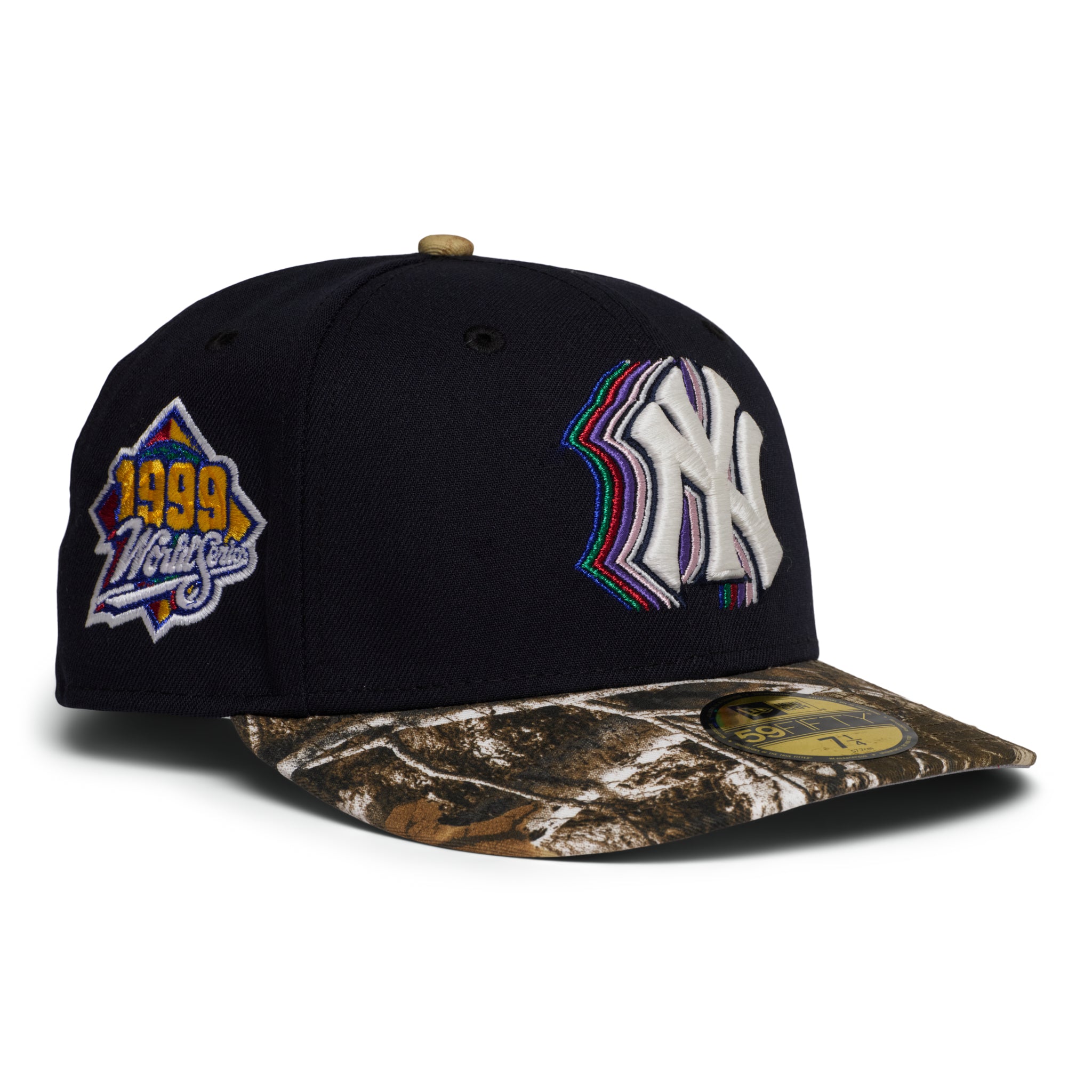 New York Yankees Navy and Real Tree 3D Logo 1999 World Series