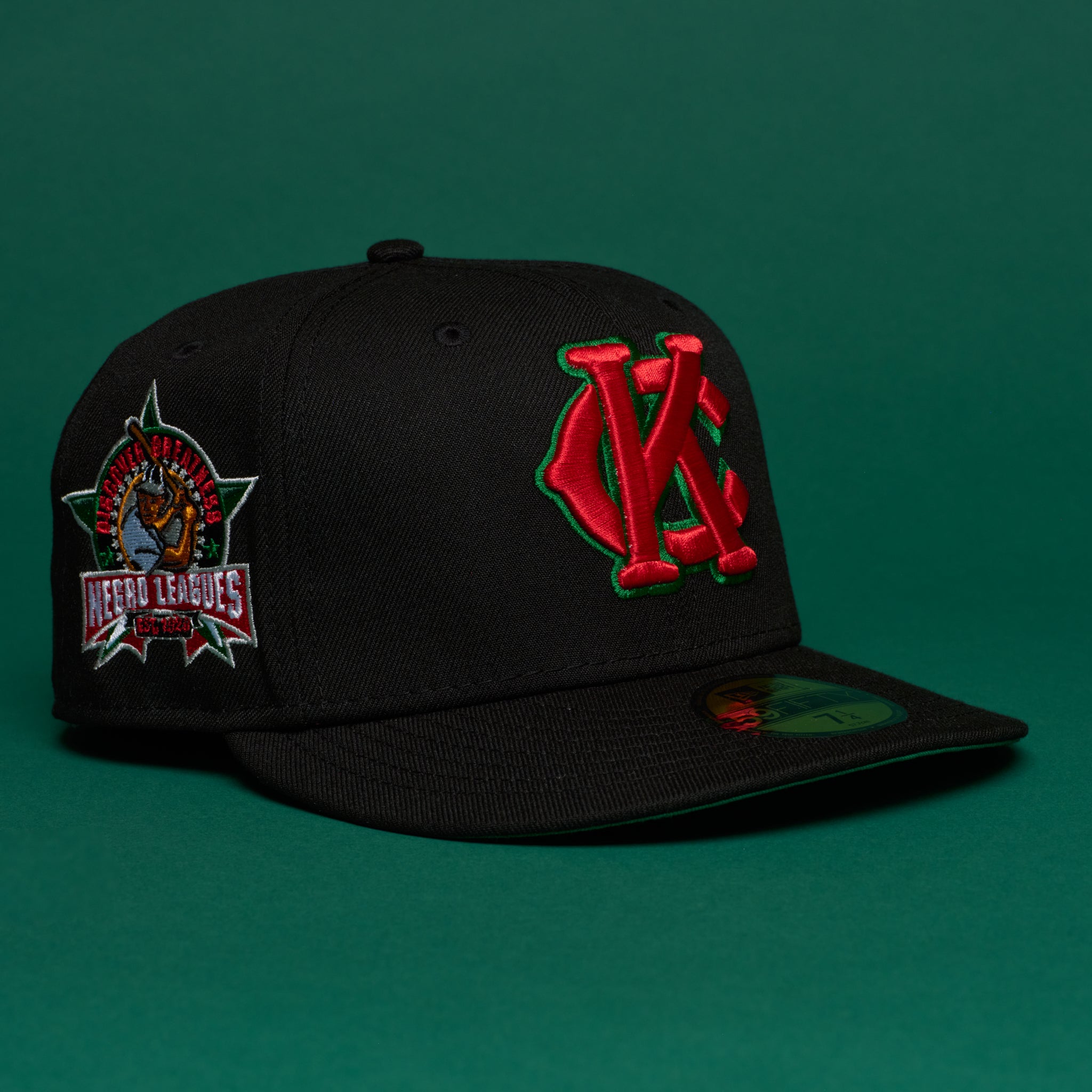 Kansas City Monarchs Black Red and Green Logo Negro Leagues