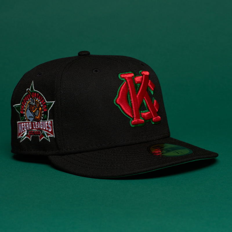 Kansas City Monarchs Black Red and Green Logo Negro Leagues