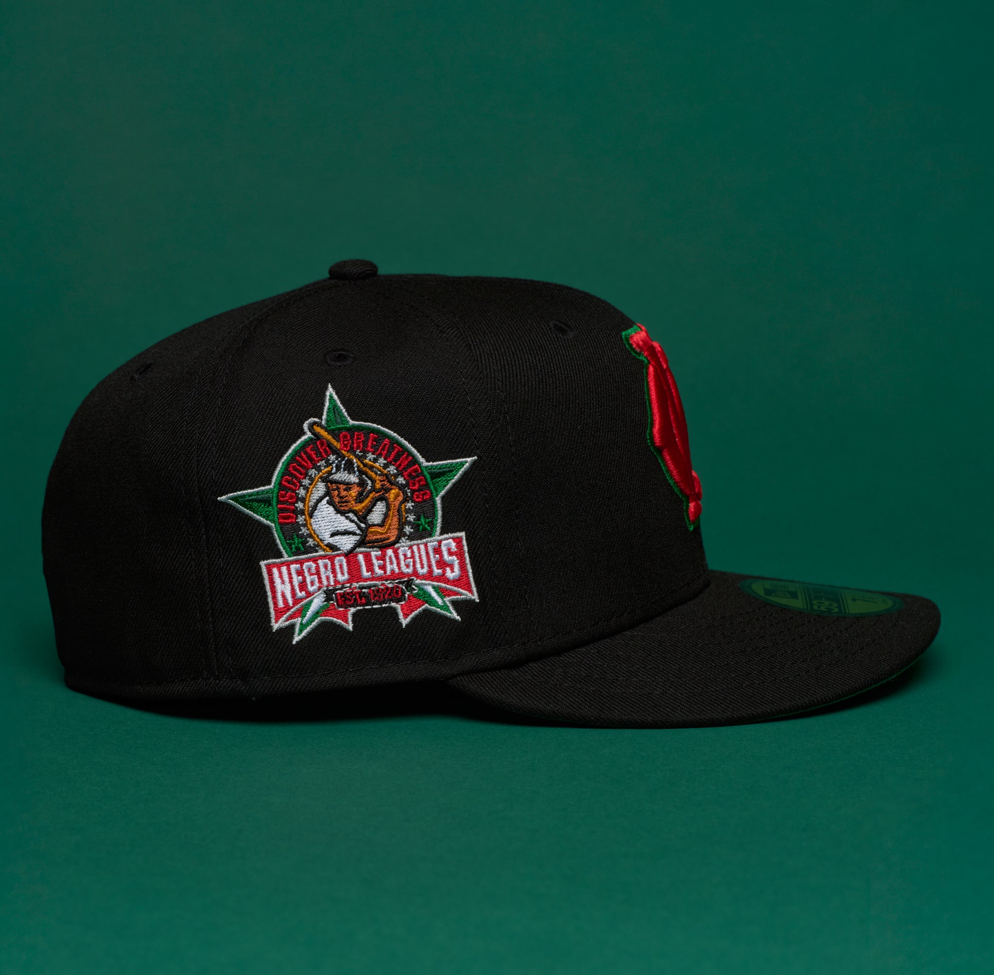Kansas City Monarchs Black Red and Green Logo Negro Leagues