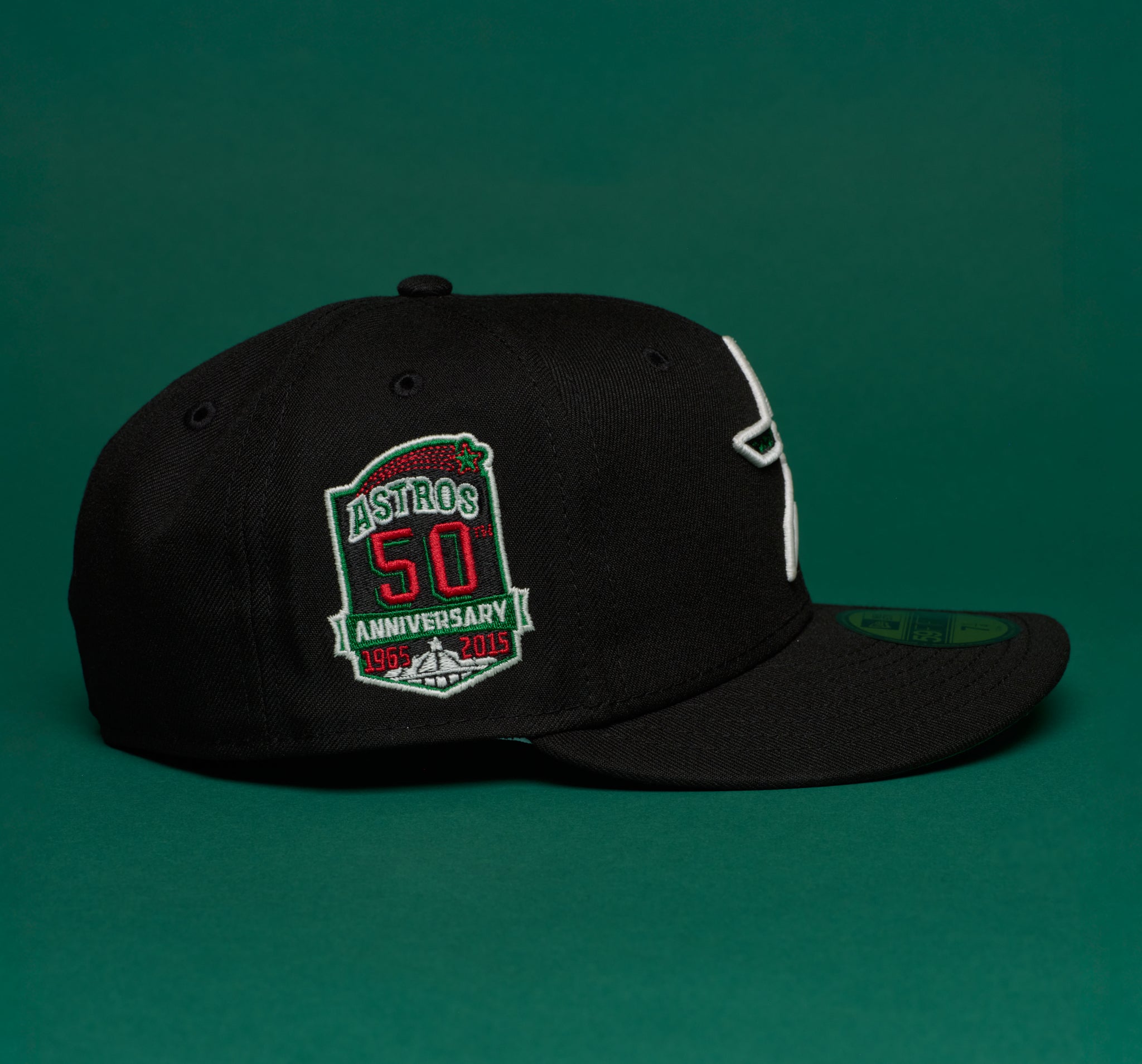 Houston Astros Black Pan Africa Flag logo 50Th Anniversary