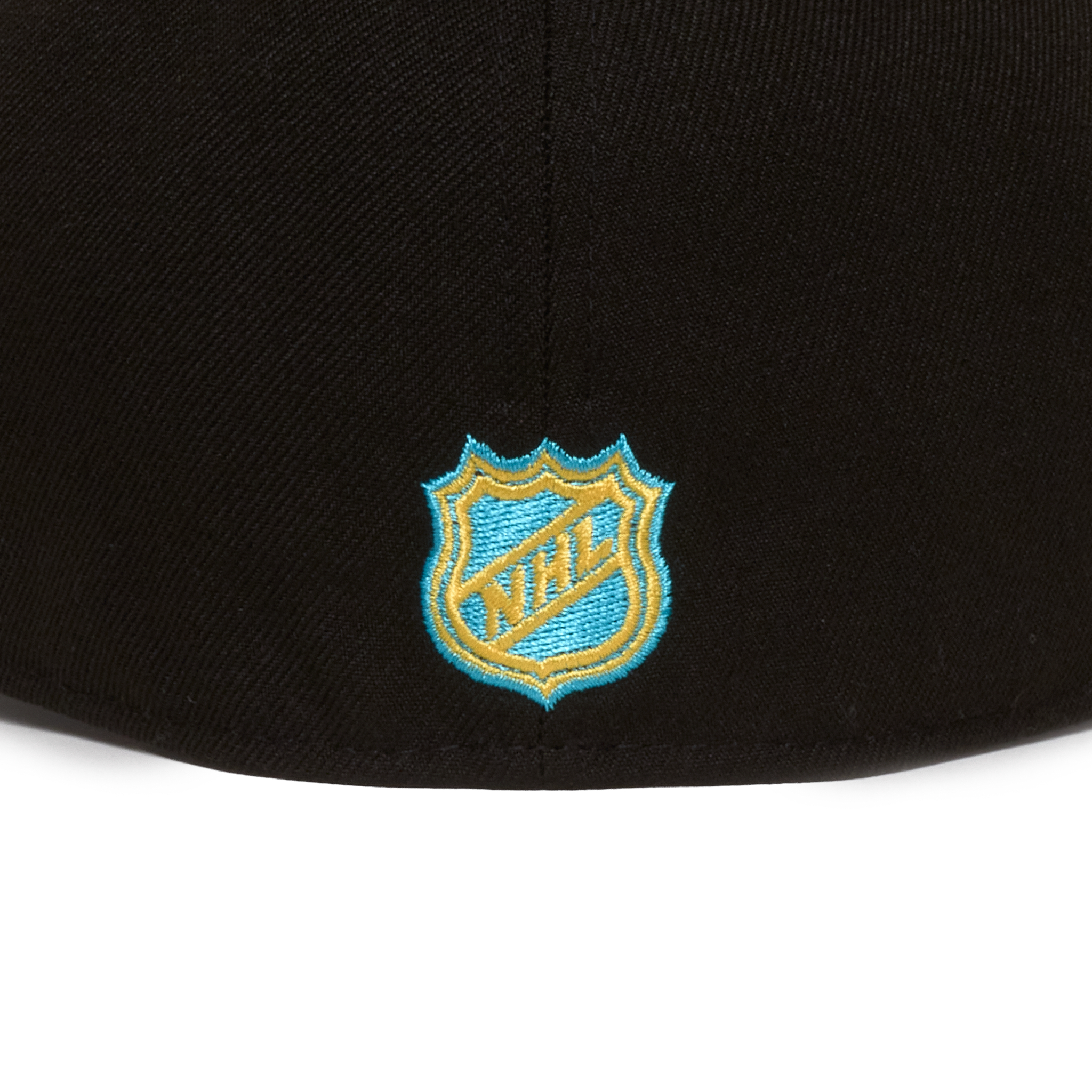 San Jose Sharks All Black SJ Logo 25 Years