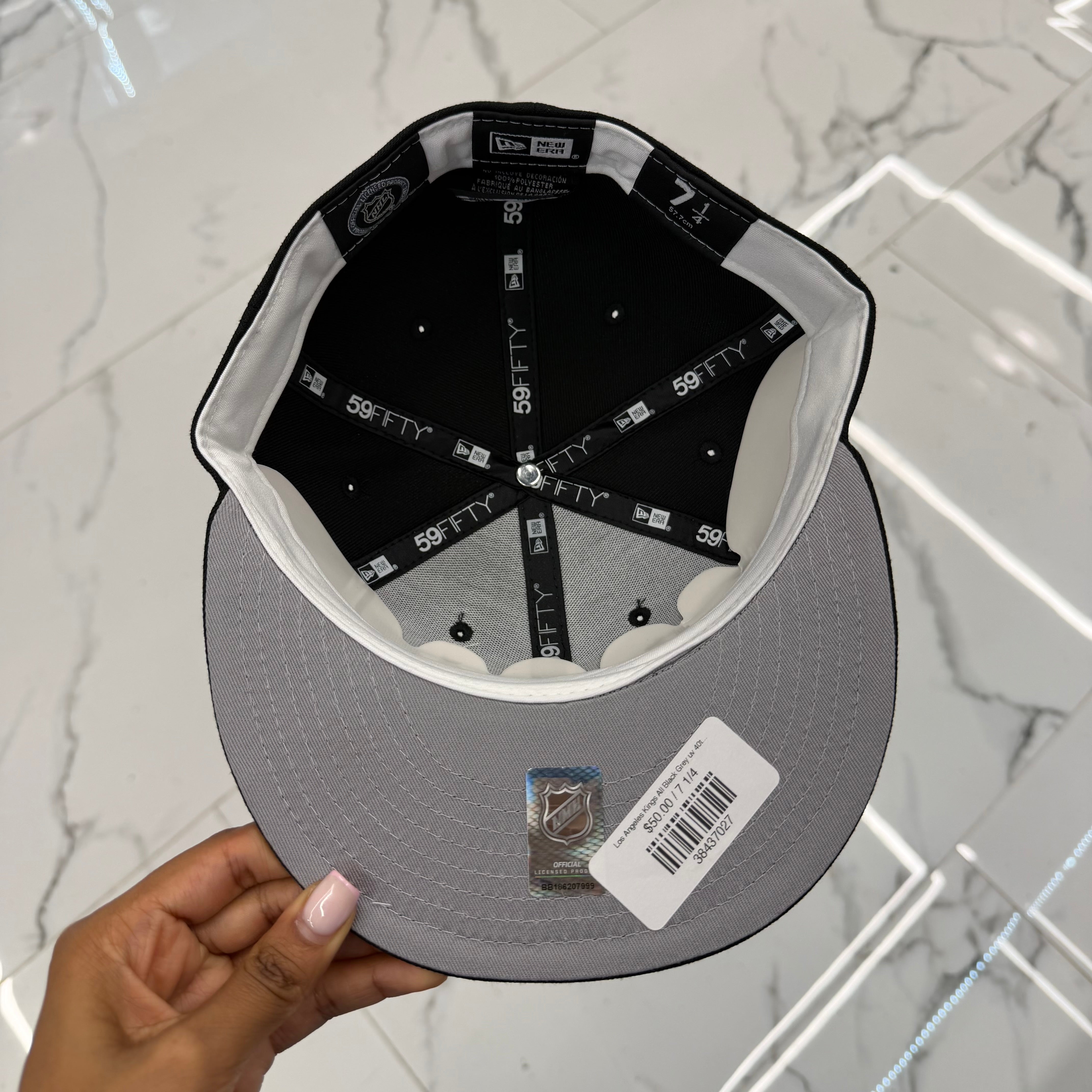 Los Angeles Kings All Black Grey uv 40th Anniversary