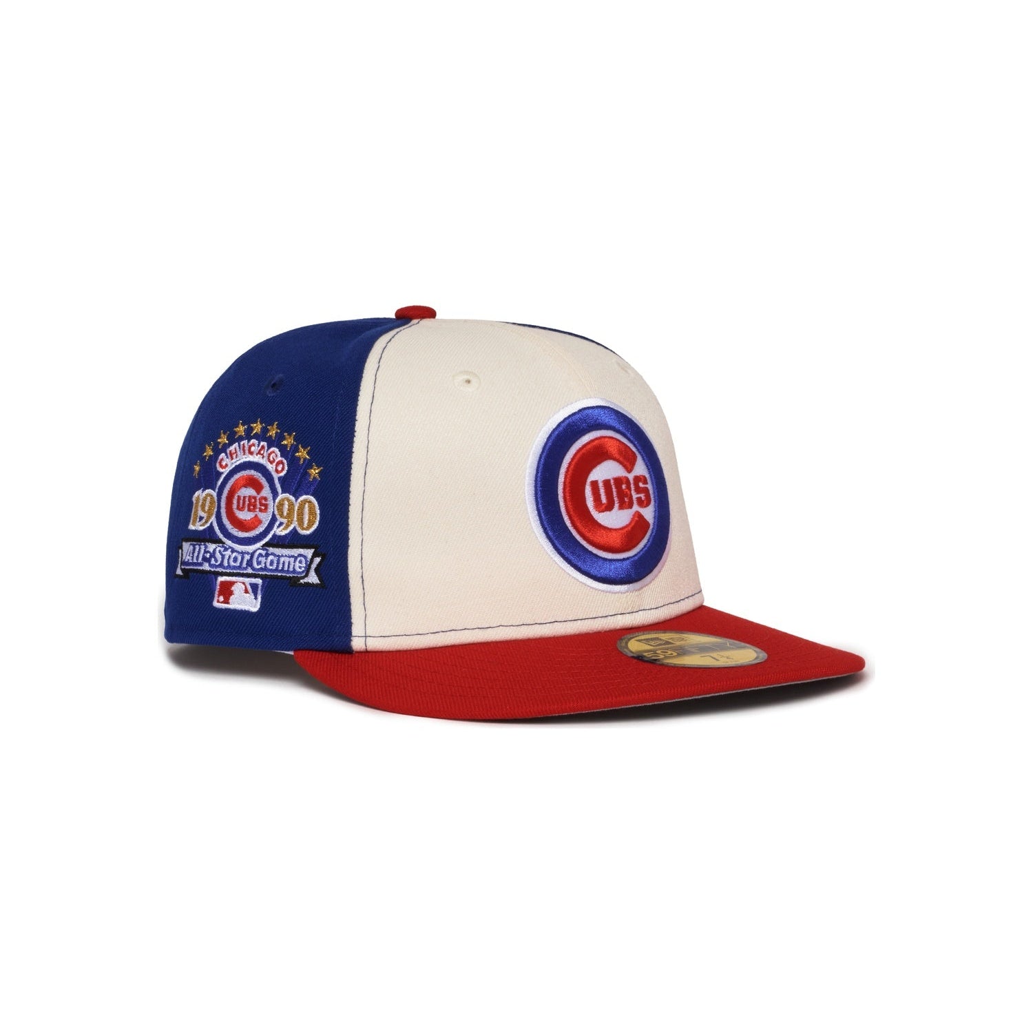 Chicago Cubs Tri-color Creme Royal Red 1990 All Star Game