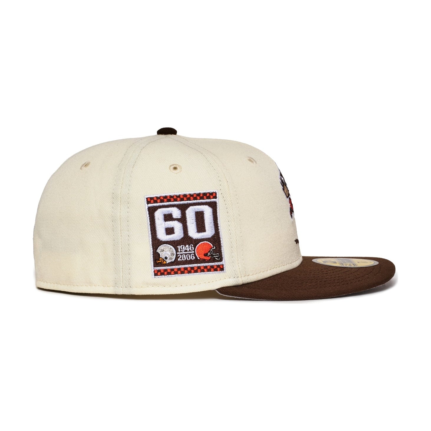 Cleveland Browns Creme and Brown 60Th