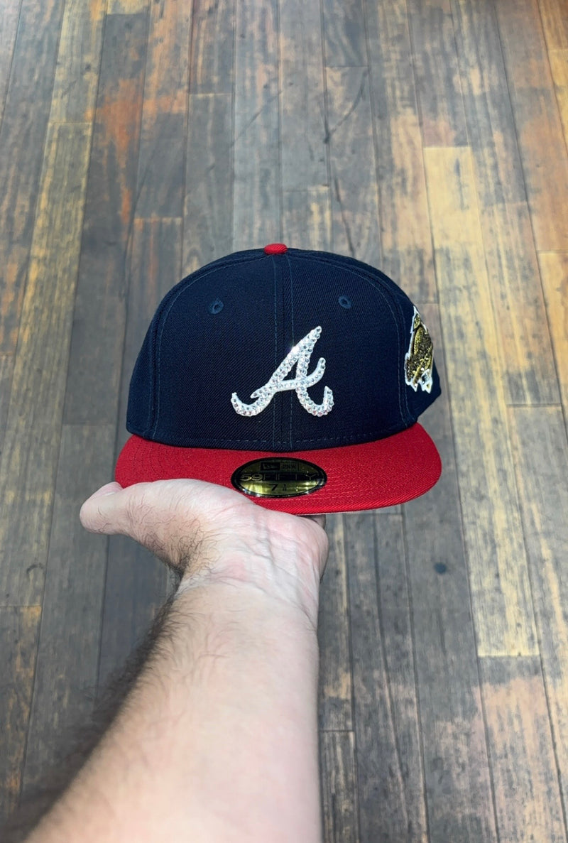 Atlanta Braves Crystallized Fitted World Series 1995