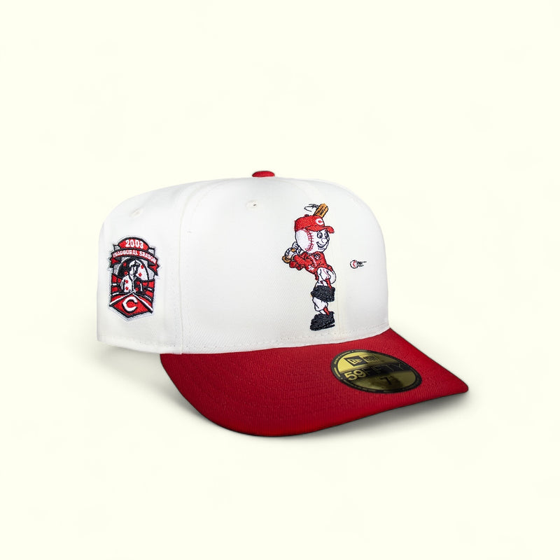 Cincinnati Reds Mascot Chrome Creme and Red 03 ING