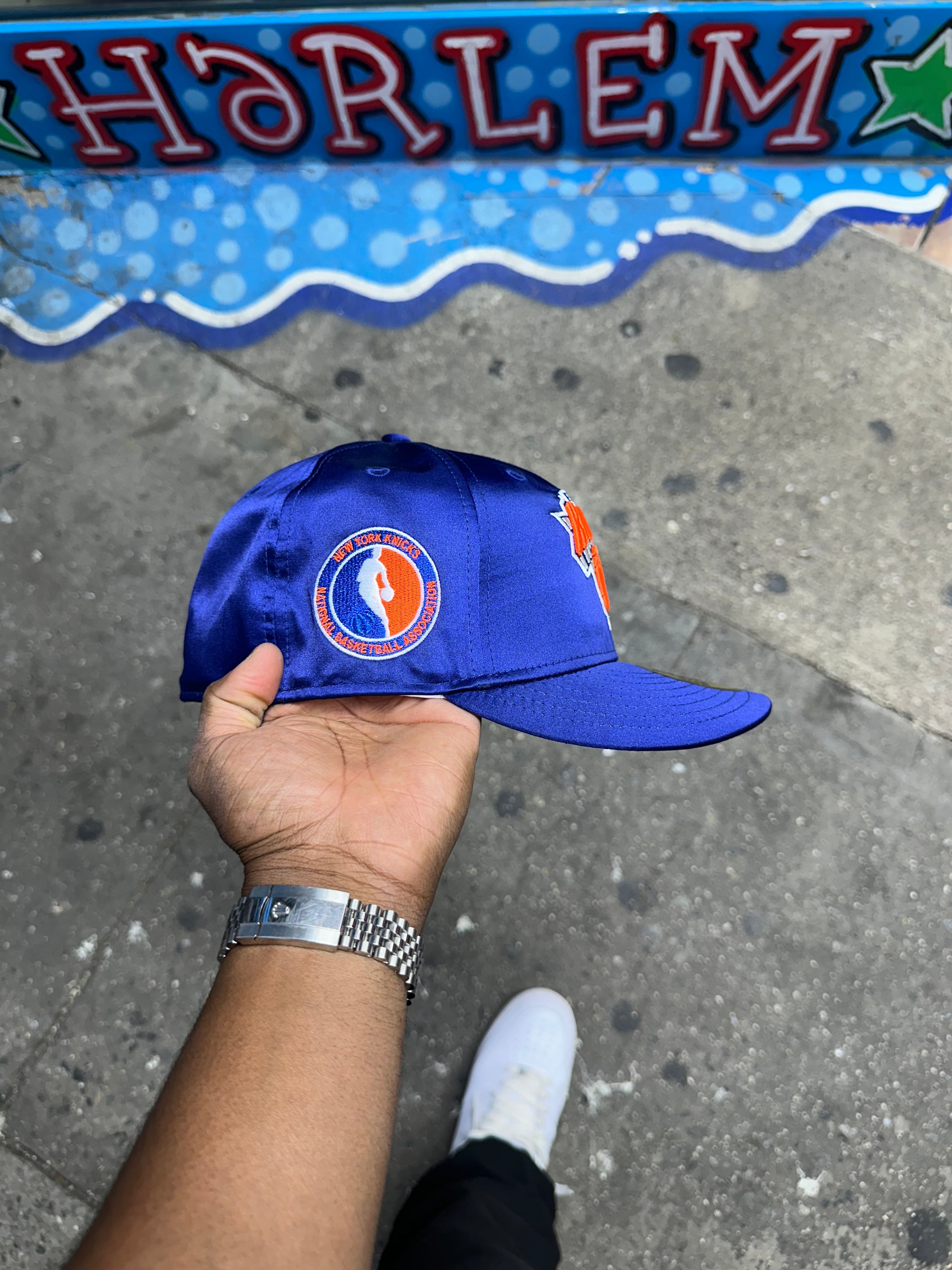New York Knicks All Satin Royal Blue