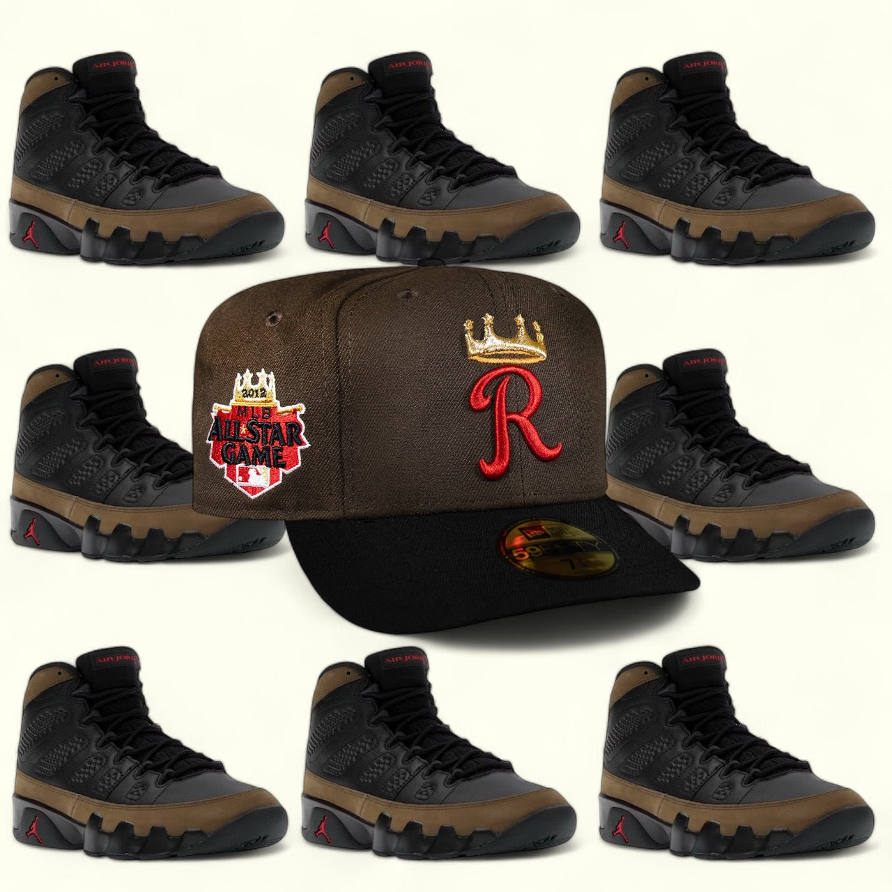 Kansas City Royals Dark Brown and Black 2012 All Star Game – CAP