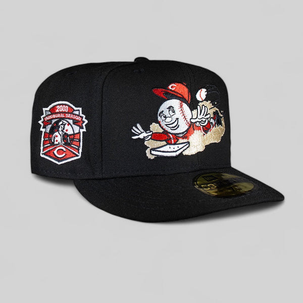 Cincinnati Reds All Black w/ Mascot