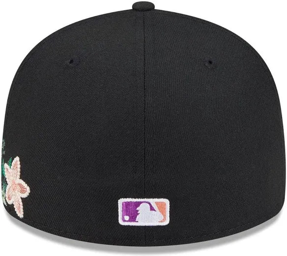 Houston Astros Black Floral Chain Stitch Green UV