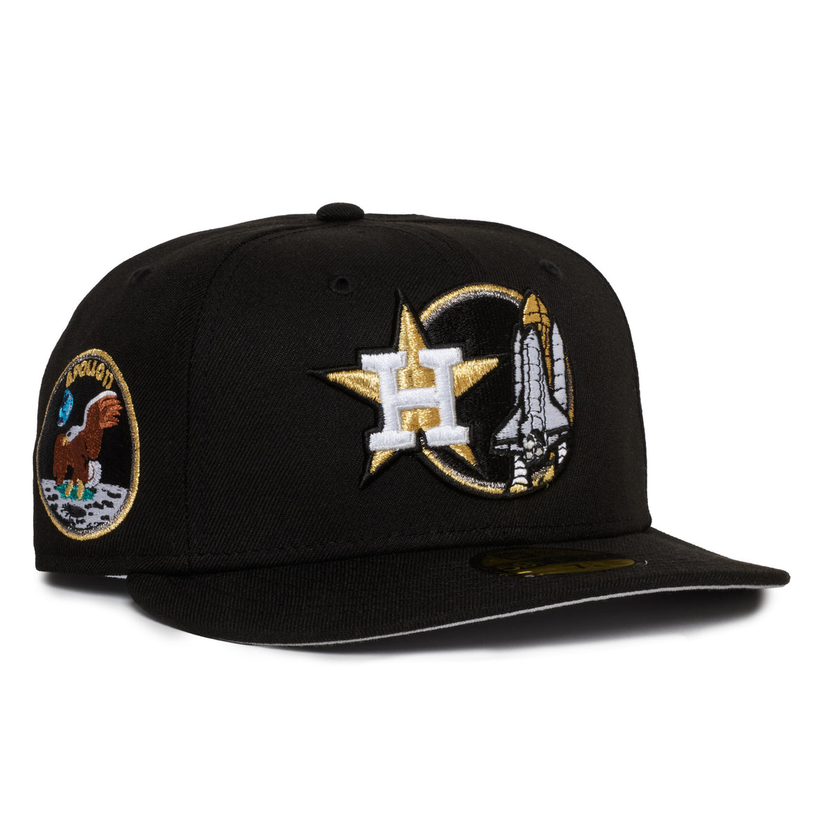 New Era Houston Astros Apollo 11 Black Gold Logo