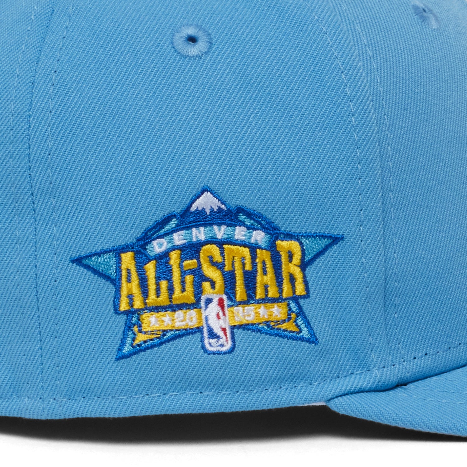 Denver Nuggets All Sky 2005 All Star Game Yellow Logo