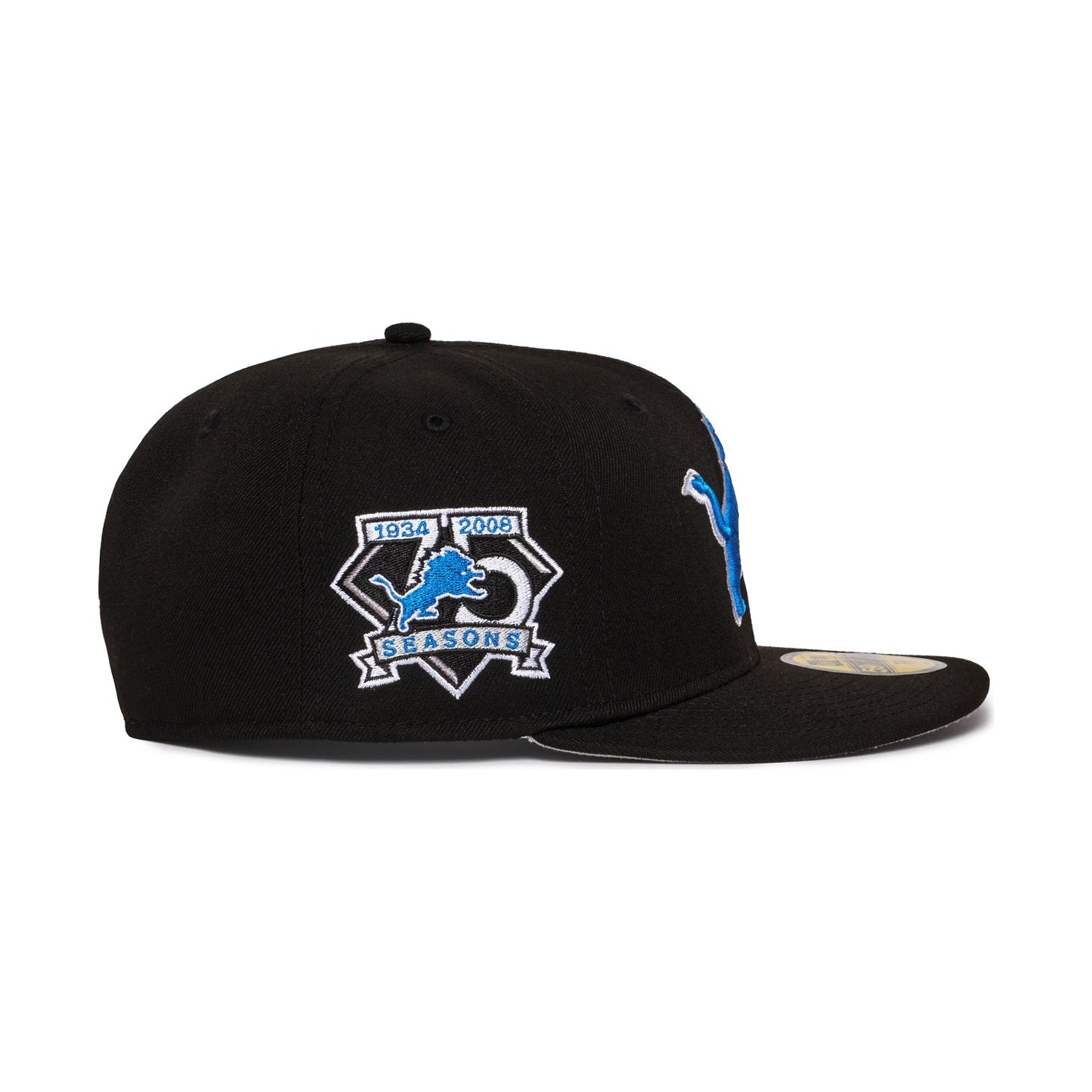 Detroit Lions All Black 75Th Anniversary
