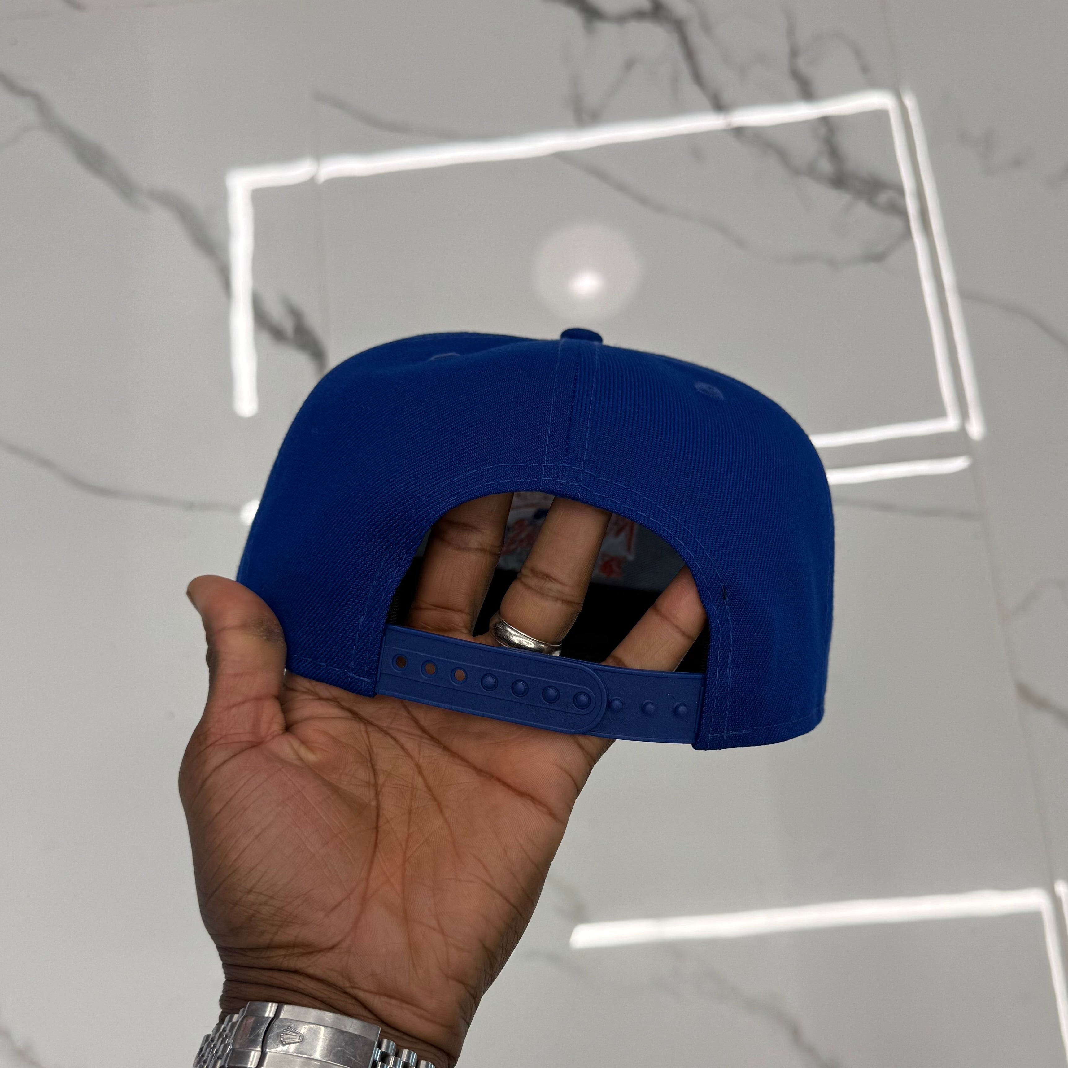 New York Knicks NBA 2026 Finals Triangle Royal 950 Classic Snap