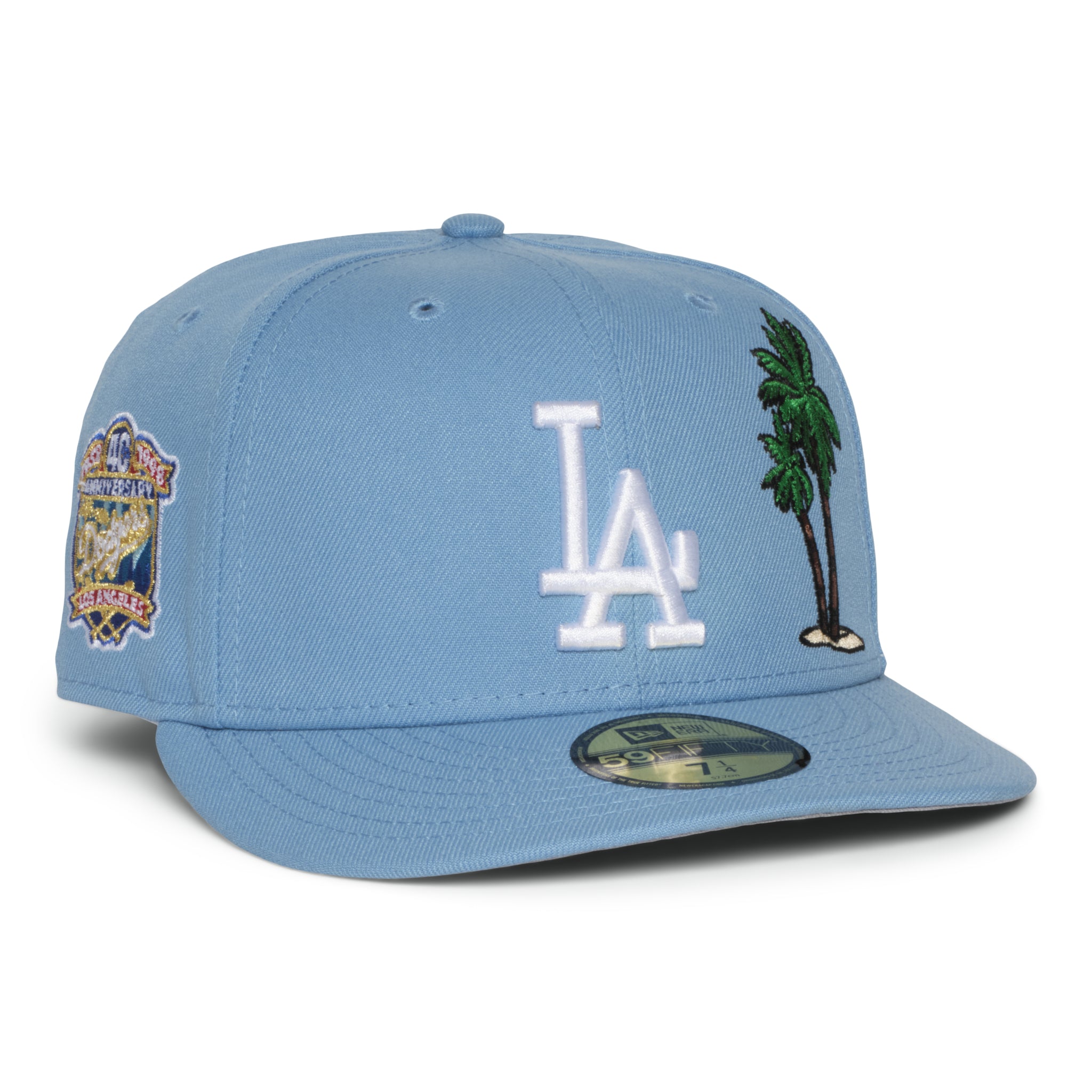 Los Angeles Dodgers Sky Blue Palm Tree 60Th Anniversary