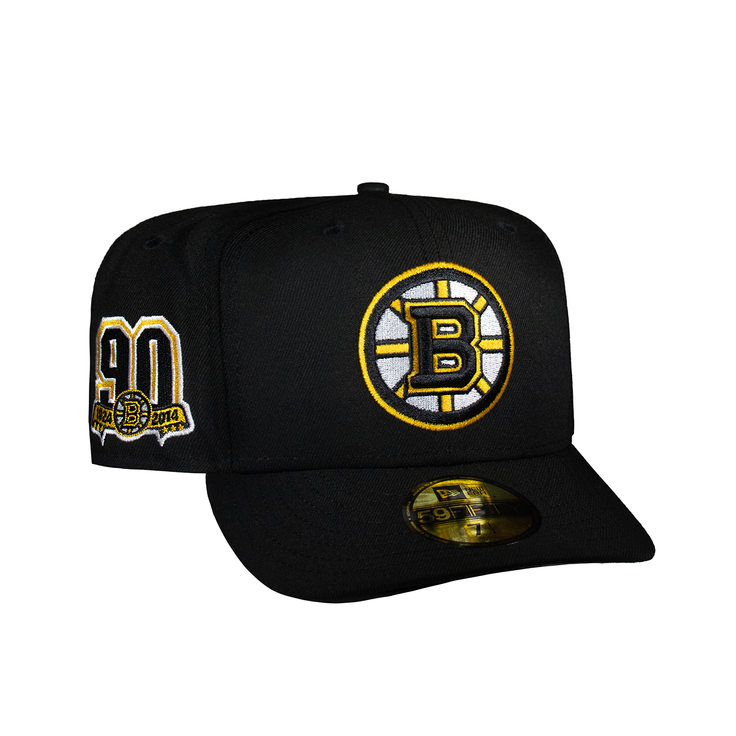 Boston Bruins All Black 90th Grey UV