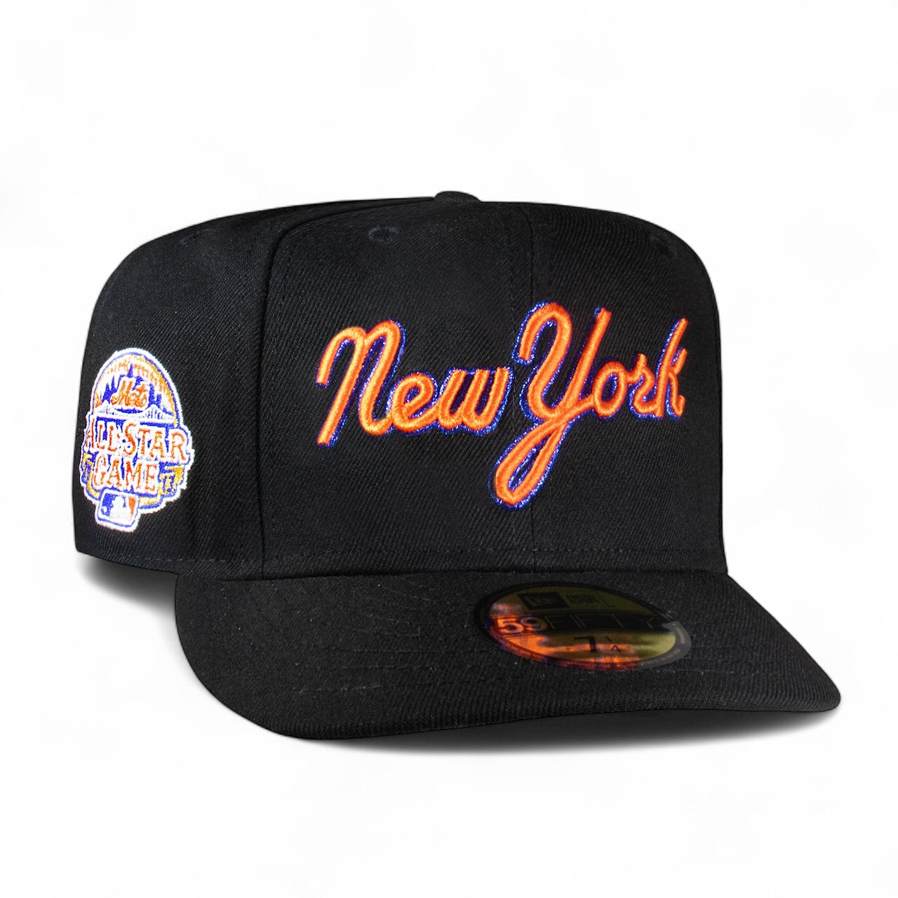 New York Mets All Black Script Logo 2013 All Star Game
