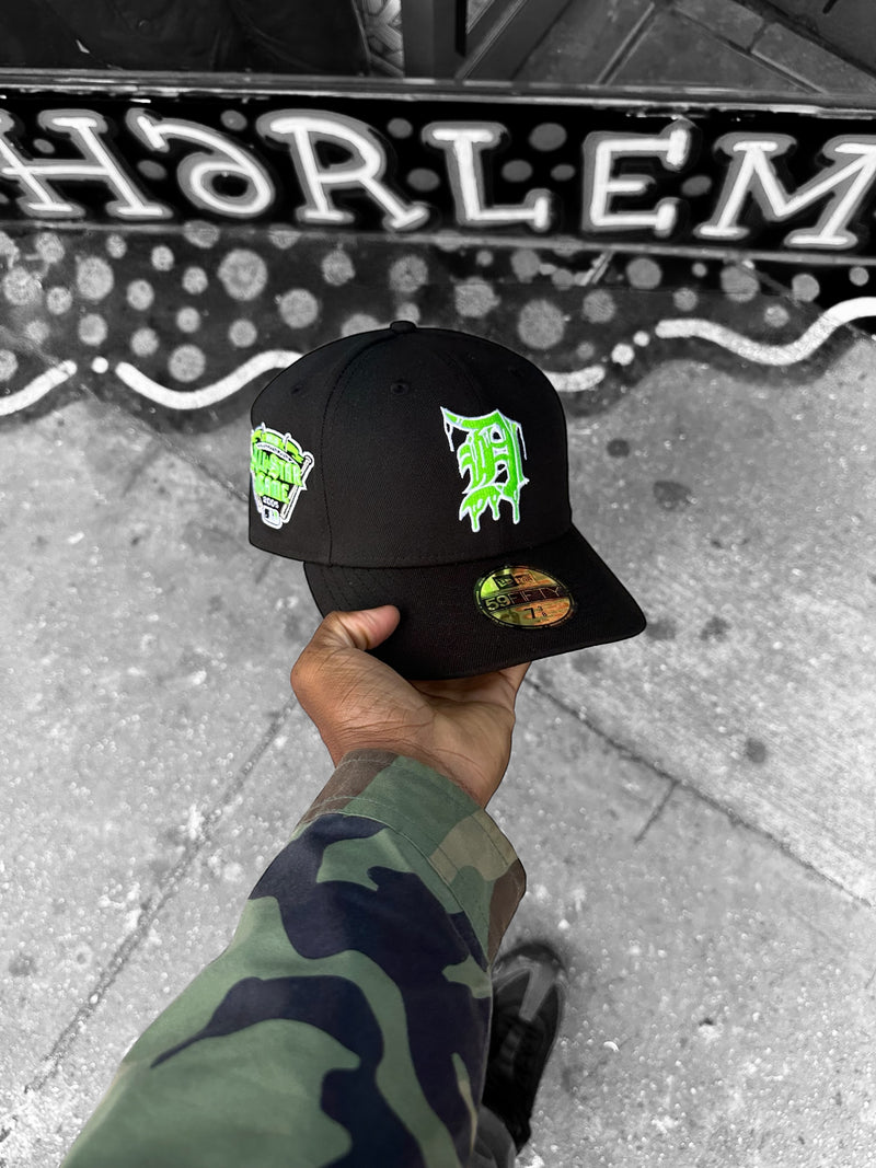 Detroit Tigers All Black Slime Logo 05 ASG