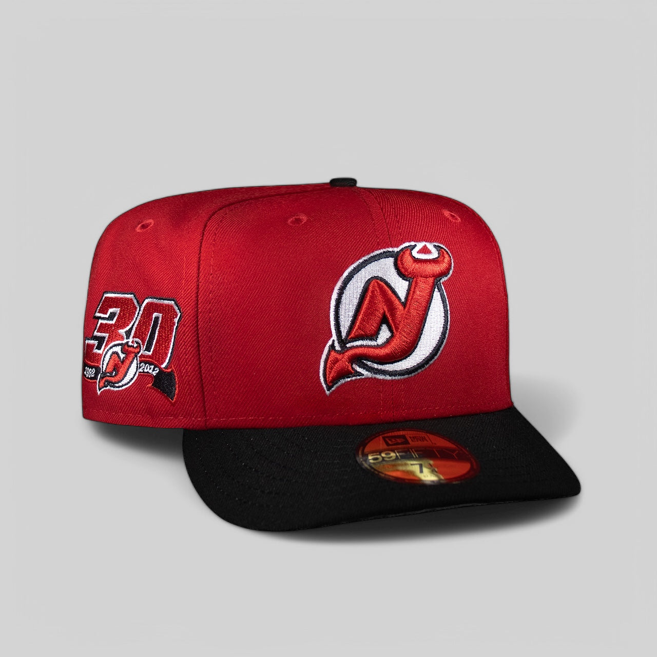 Mitchell & Ness New Jersey Devils Script Adjustable Dad Hat