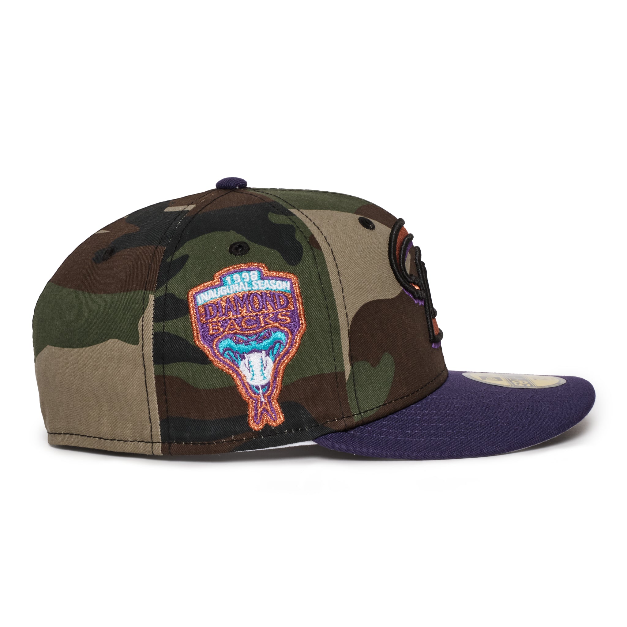 Arizona Diamond Backs Camo and Purple 1998 Inaugural