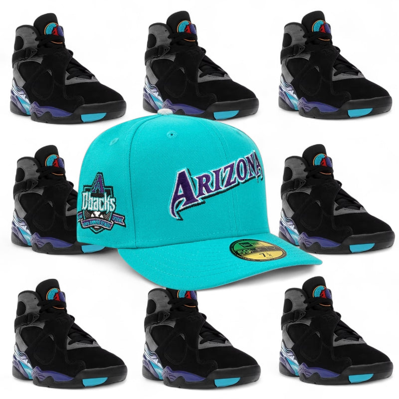 Arizona Diamond Backs All Teal Purple Logo Lavender UV