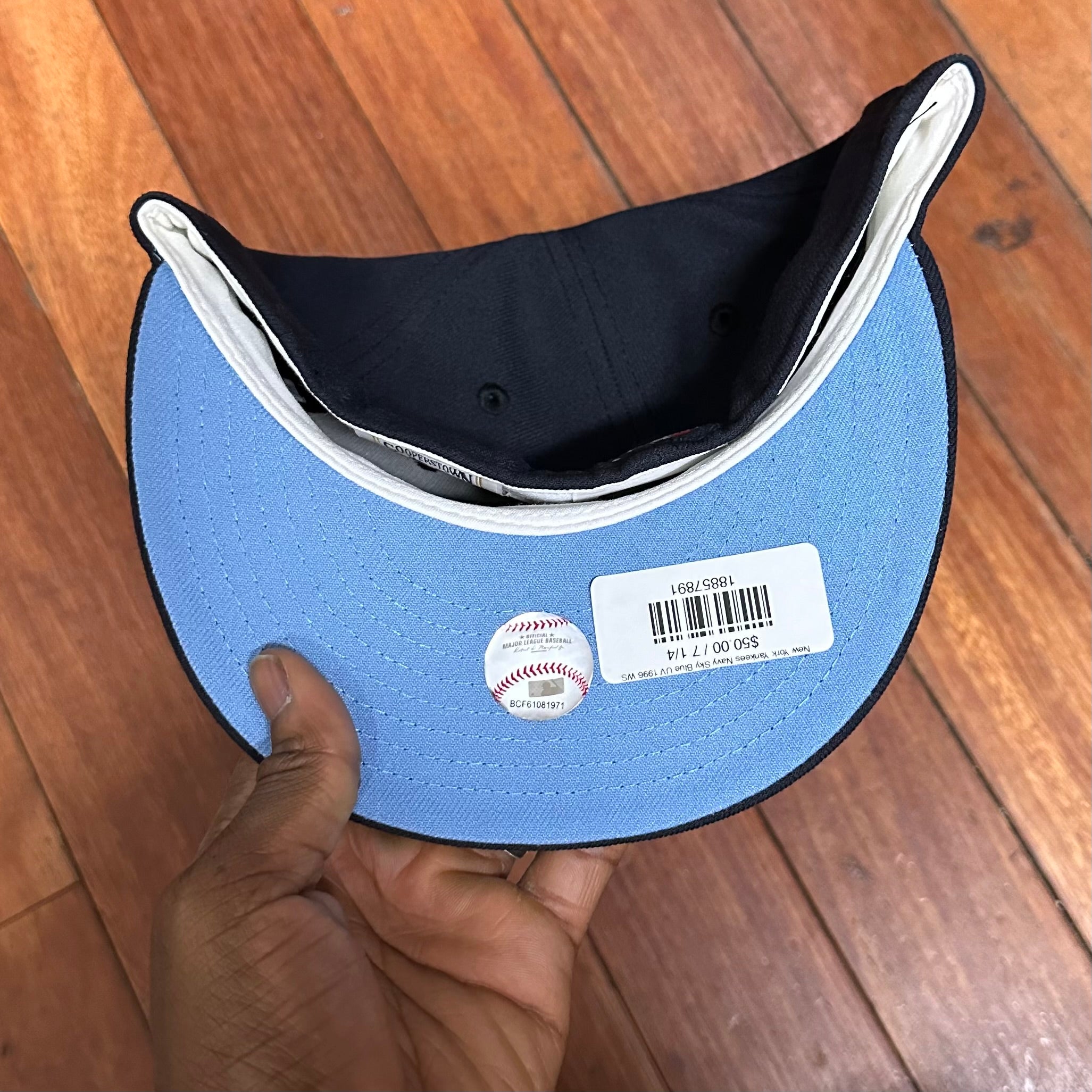 New York Yankees Navy Sky Blue UV 1996 WS