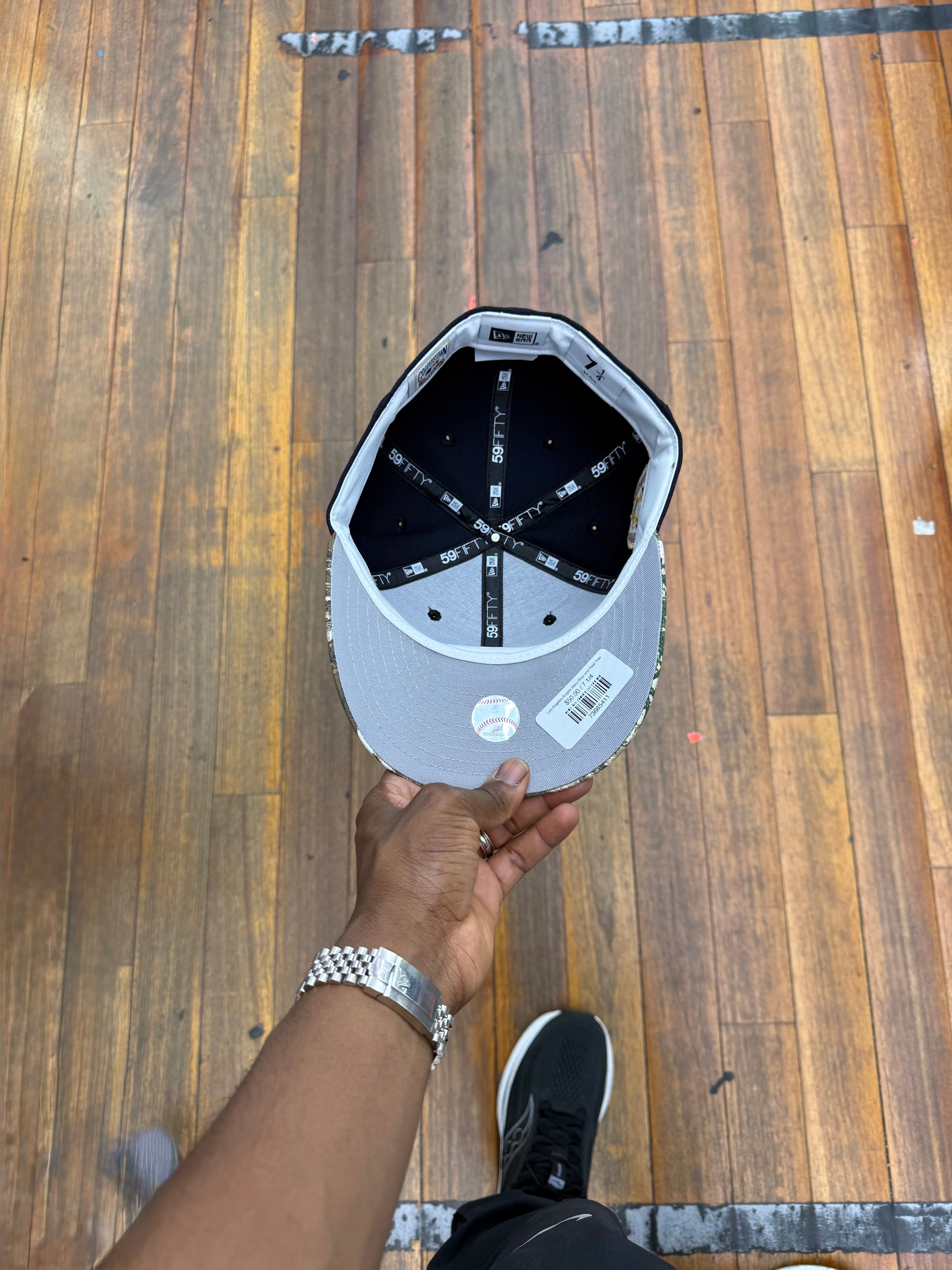 Los Angeles Angels Navy Blue and Real Tree